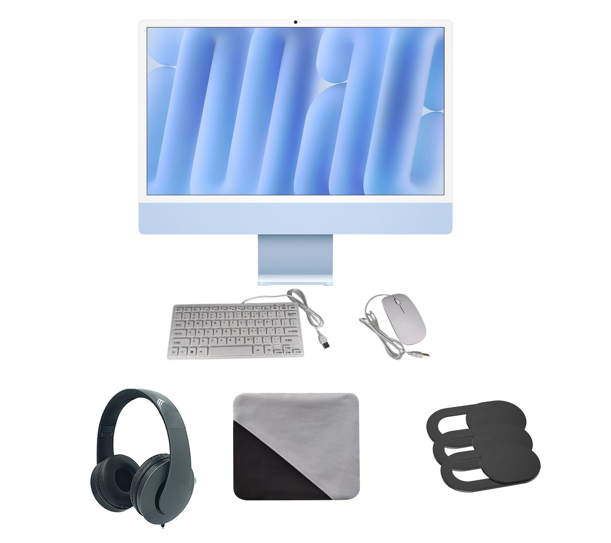 Refurbished Apple iMac 24" M3 8-Core CPU 10-Core GPU 2TB Bundl