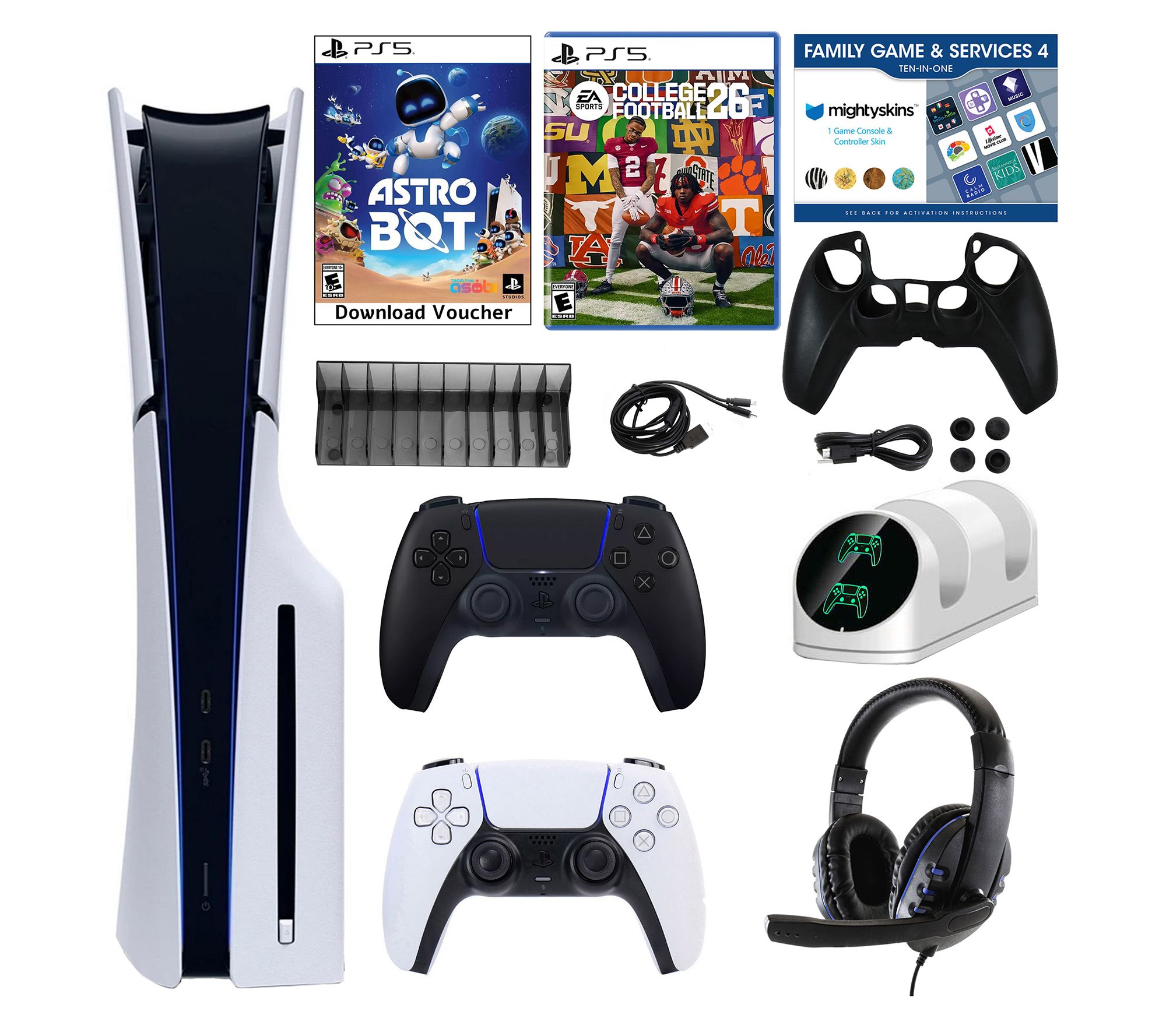 PlayStation 5 Disc Console with College Football 26 and Controller