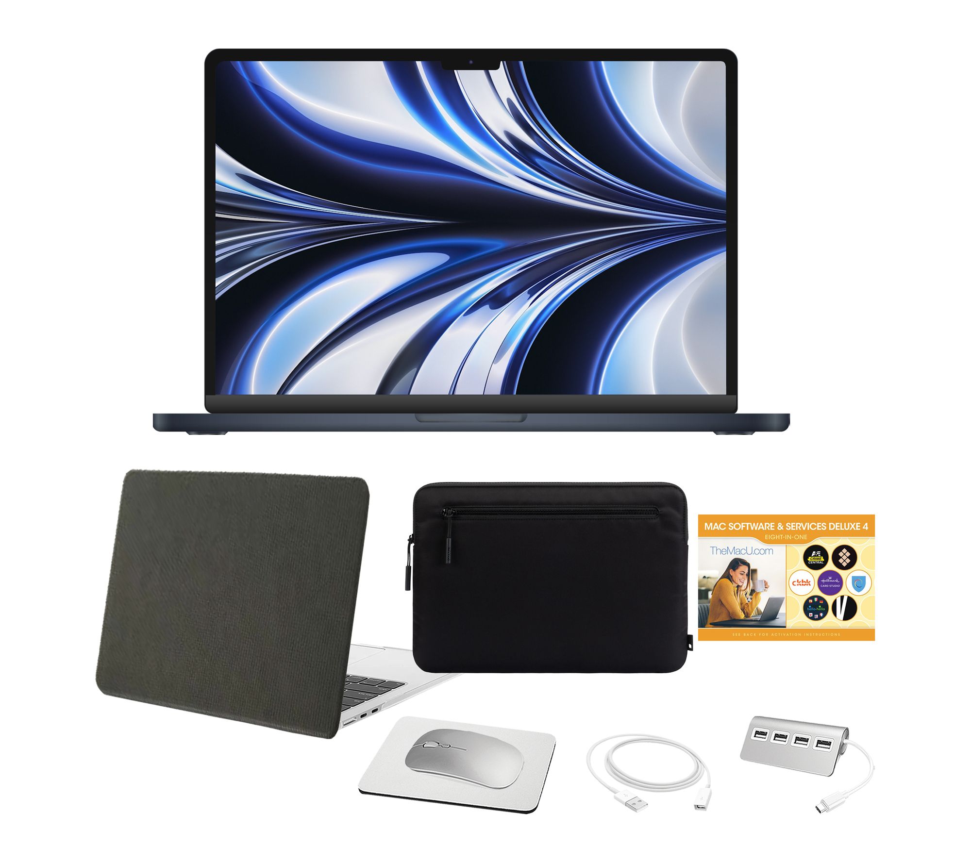  Apple MacBook Air 13" M4 Laptop 256GB w/ Incase Sleeve, Accs & Voucher