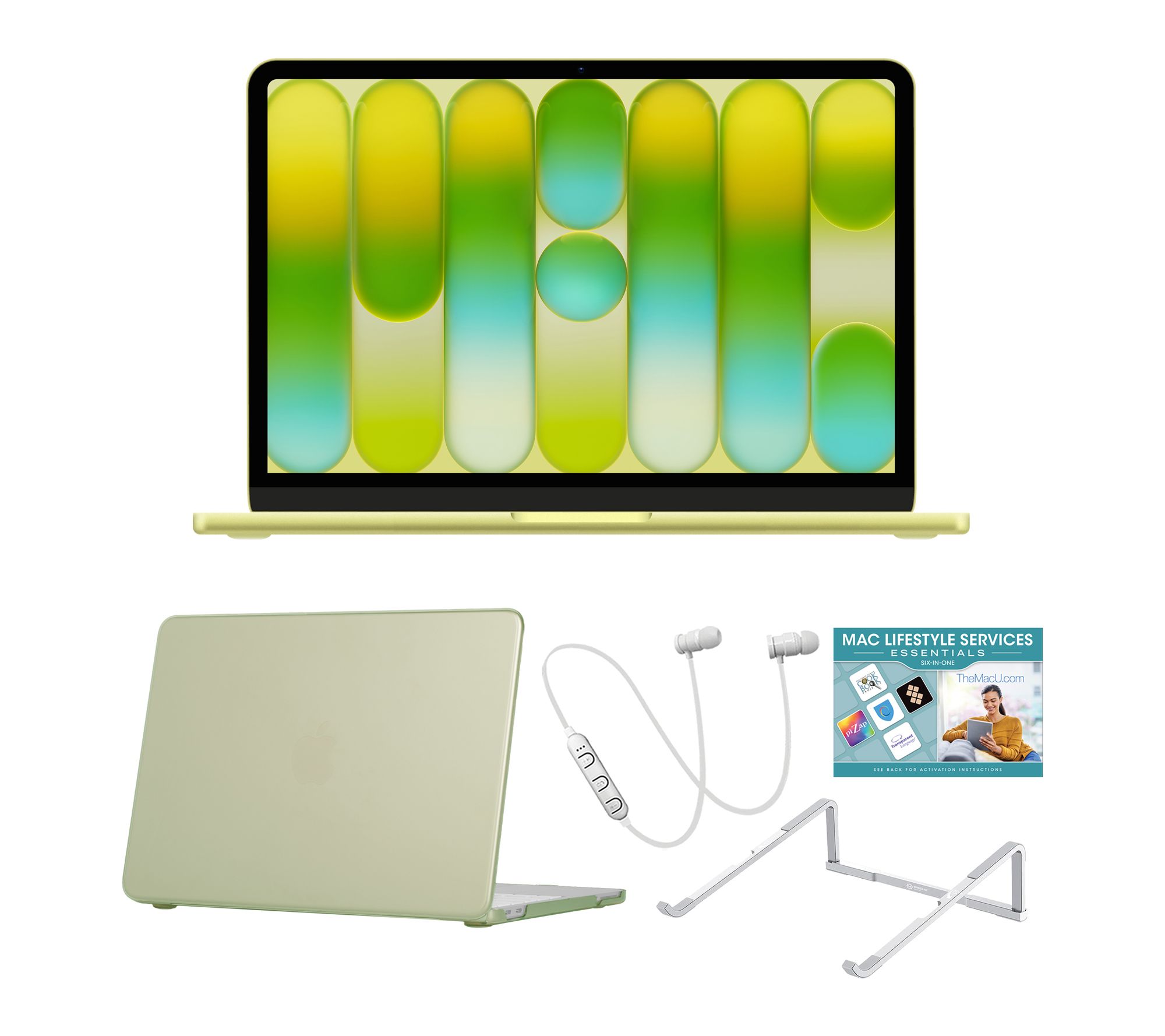 Apple MacBook Neo 256GB 美品 Apple Macbook Neo 256GB w/ Fitted Clip Case, Earbuds & Accs. | QVC