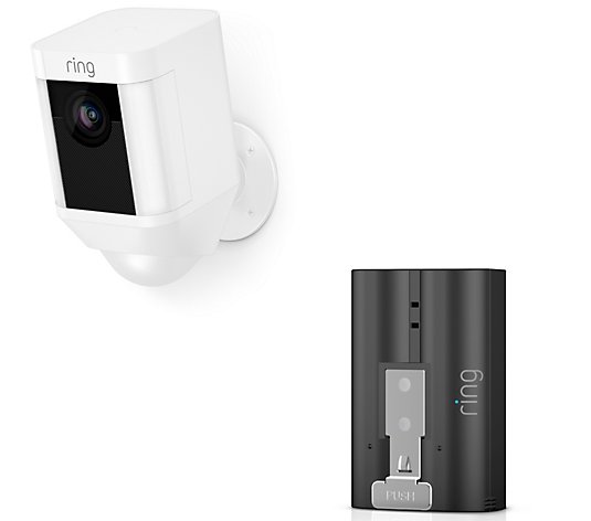 Ring Wireless Spotlight with Ring Assist+ and Extra Battery