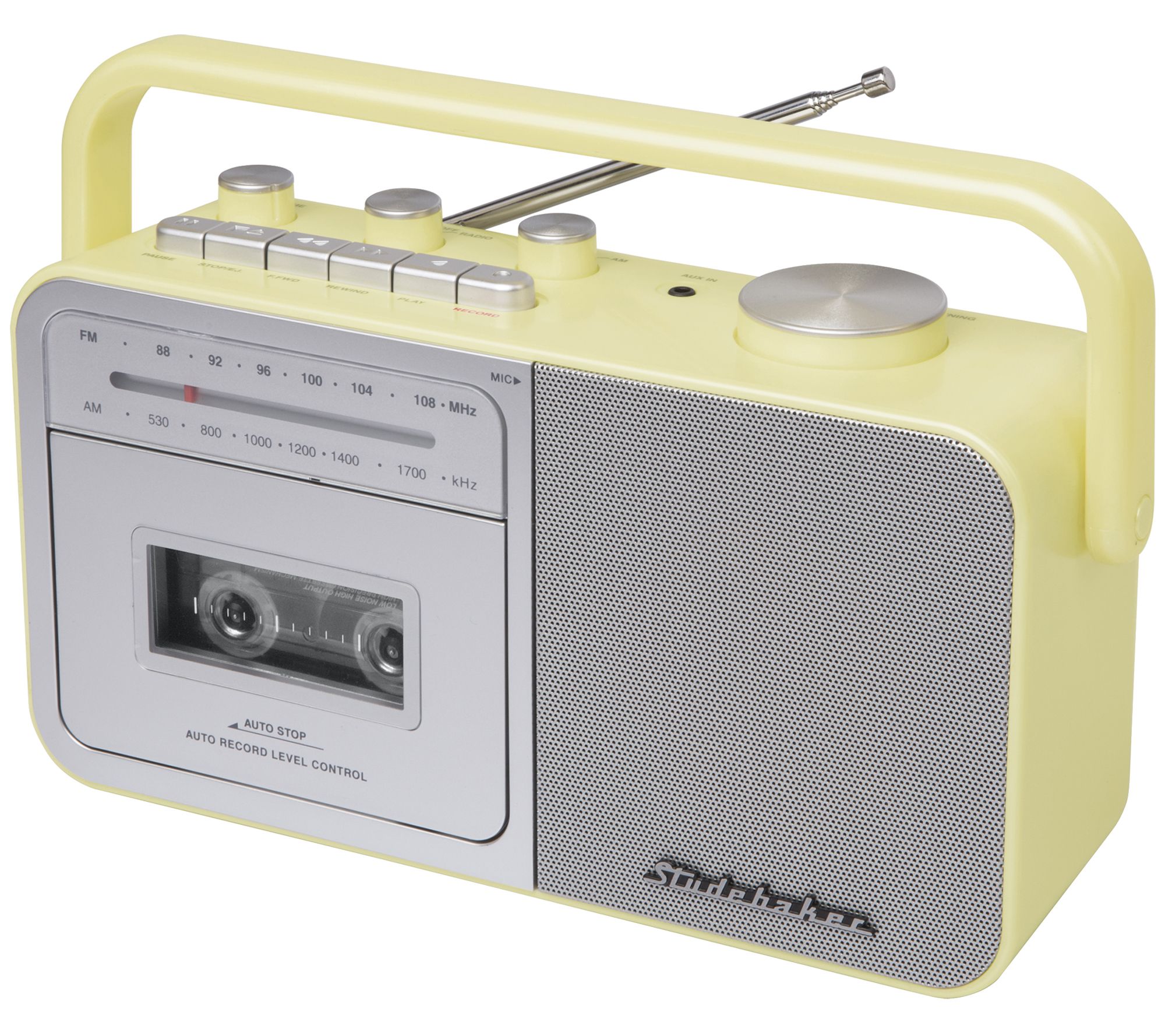Studebaker Portable Cassette Player/Recorder wih AM/FM Radio