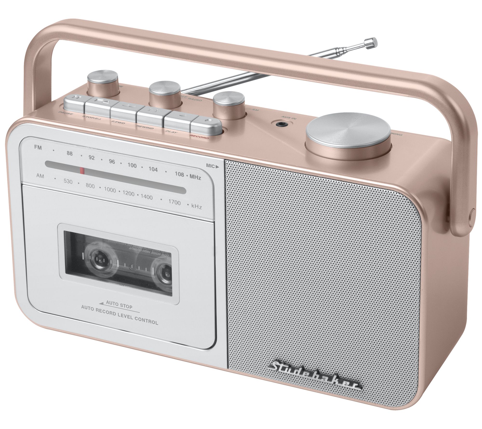 Studebaker Portable Cassette Player/Recorder wih AM/FM Radio