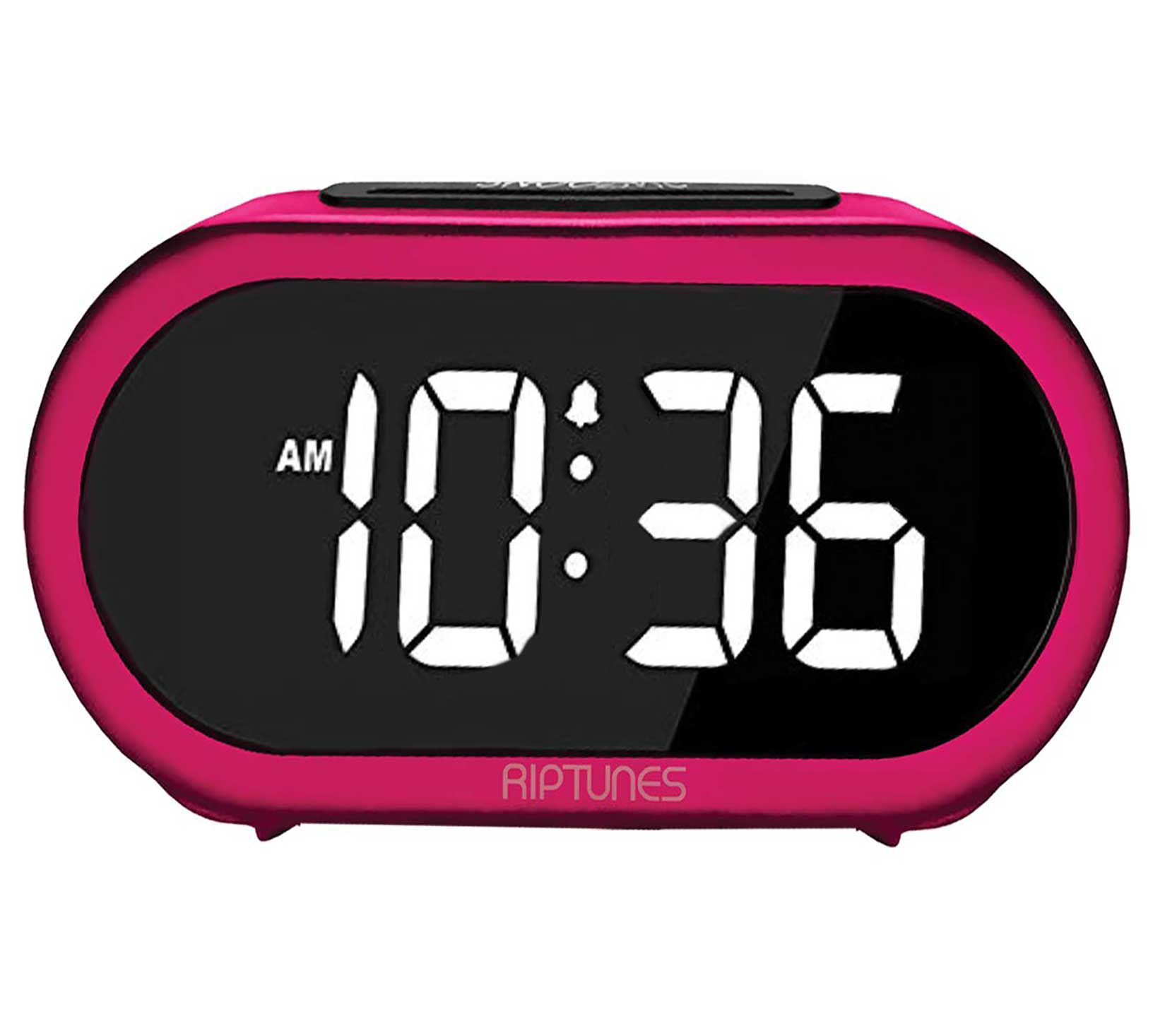 Riptunes 1.4" Digital Alarm Clock w/ 5 Alarm Sonds