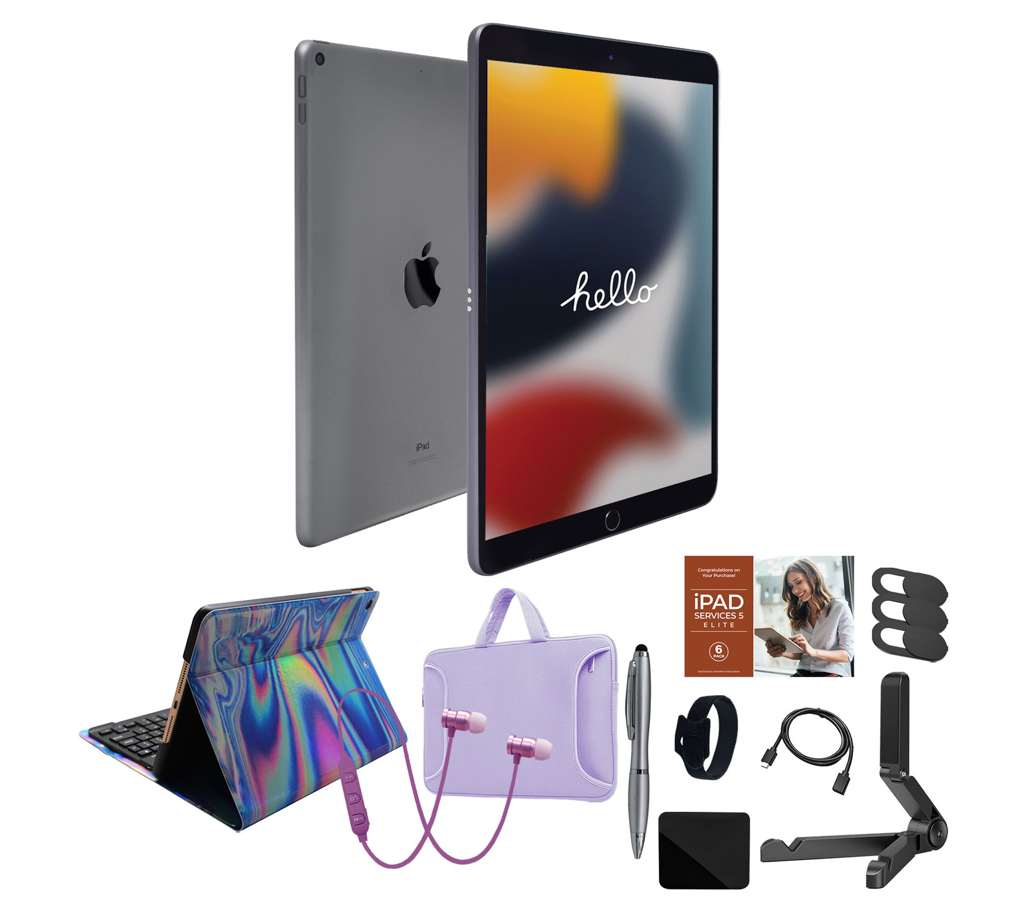 Apple iPad 10.2" Gen 9 64GB or 256GB Wifi w/ Voucher & Accessories