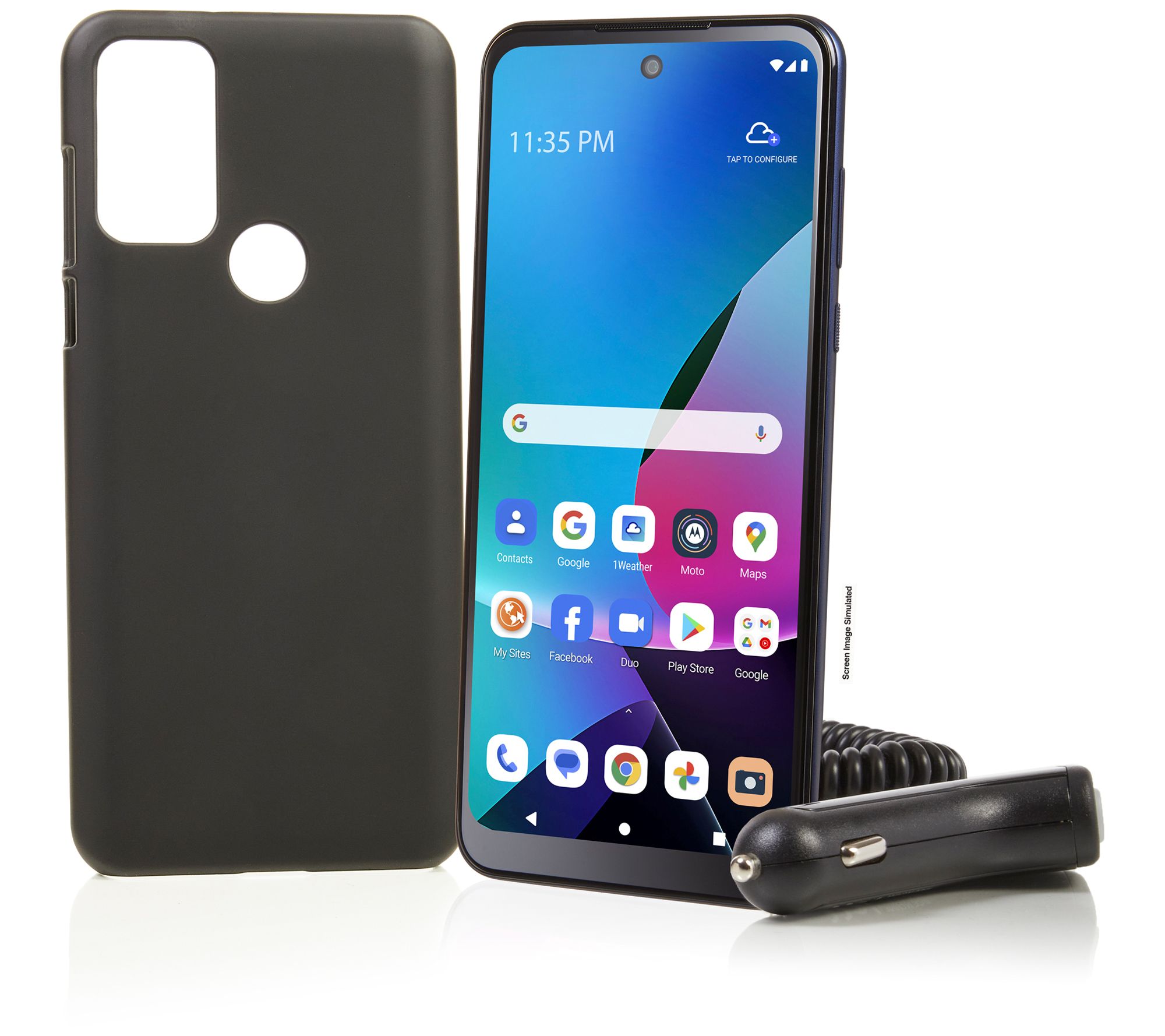 Tracfone Moto G Play 4G Phone with 1500 Talk/Text/Data & Accessories