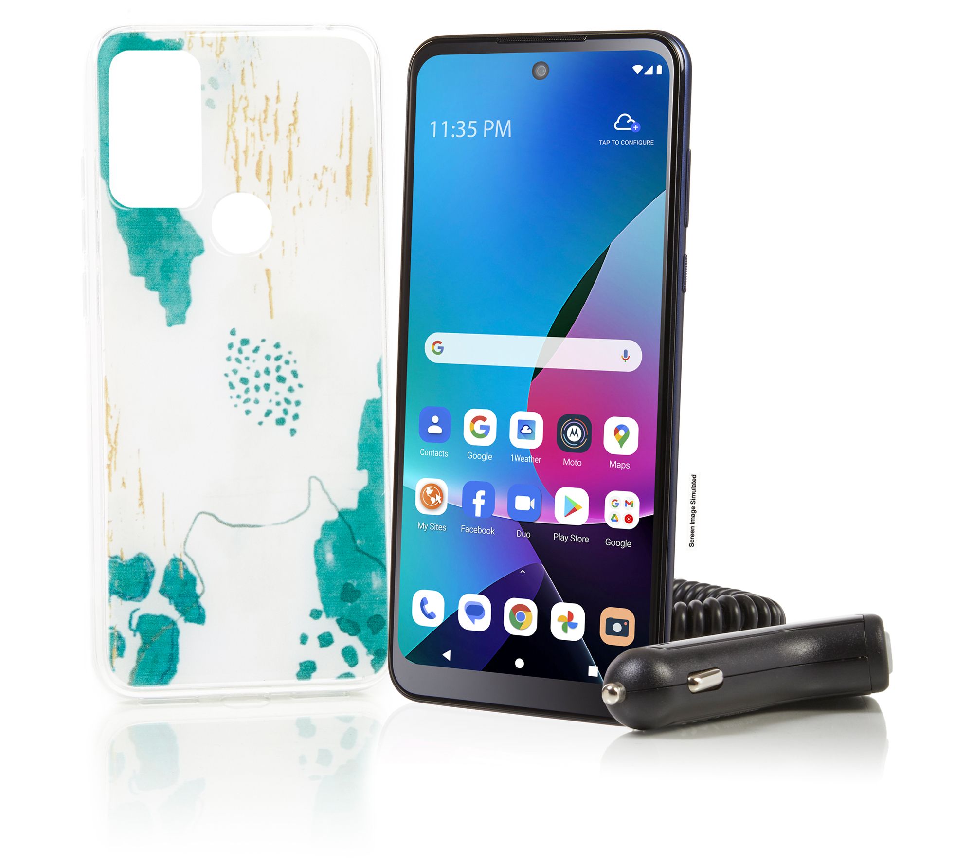 Tracfone Moto G Play 4G Phone with 1500 Talk/Text/Data & Accessories