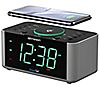 Emerson Alarm Clock Radio and Wireless Phone Ch arger, 1 of 5
