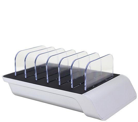 Trexonic Six-Port USB Charging Station with SixDevice Slots