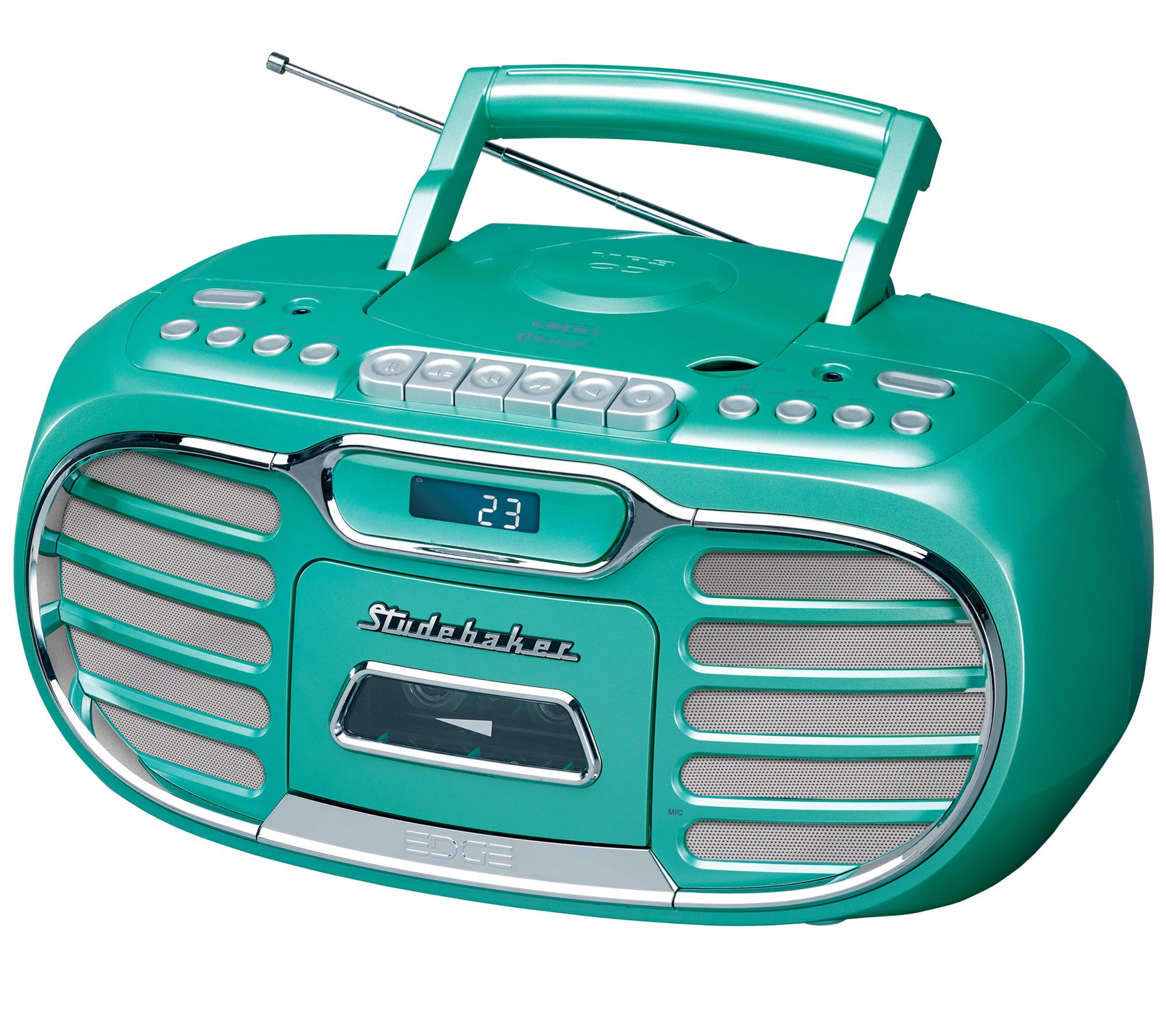 Studebaker Retro Bluetooth Radio with Cassette, CD and AM/FM Radio