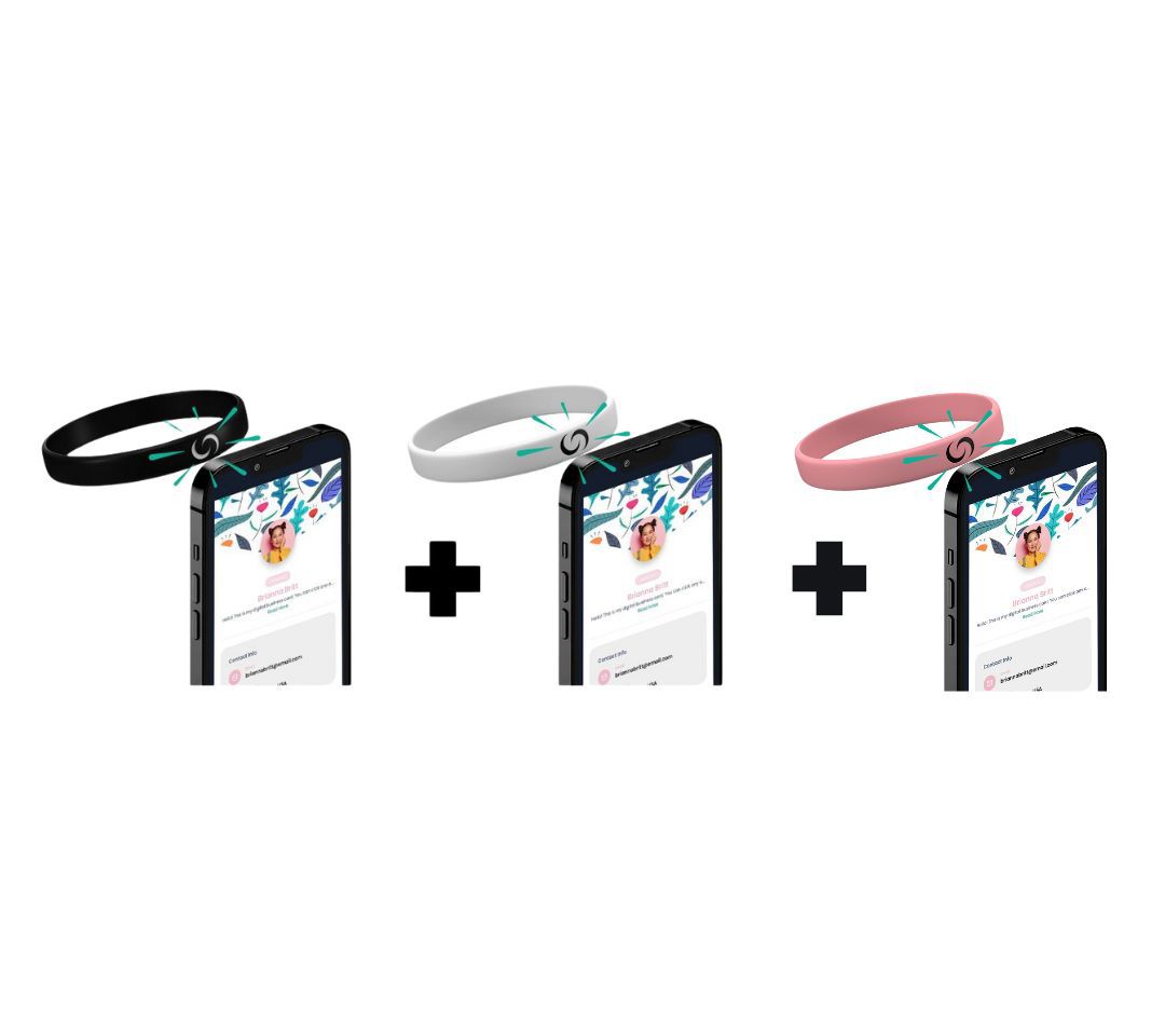 Contact Co. Smart Silicone Band Trio Bundle