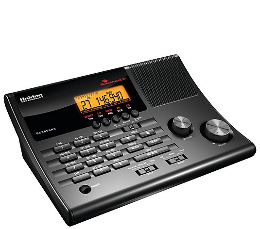 Uniden Alarm Clock 500-Channel Radio Scanner with Weather