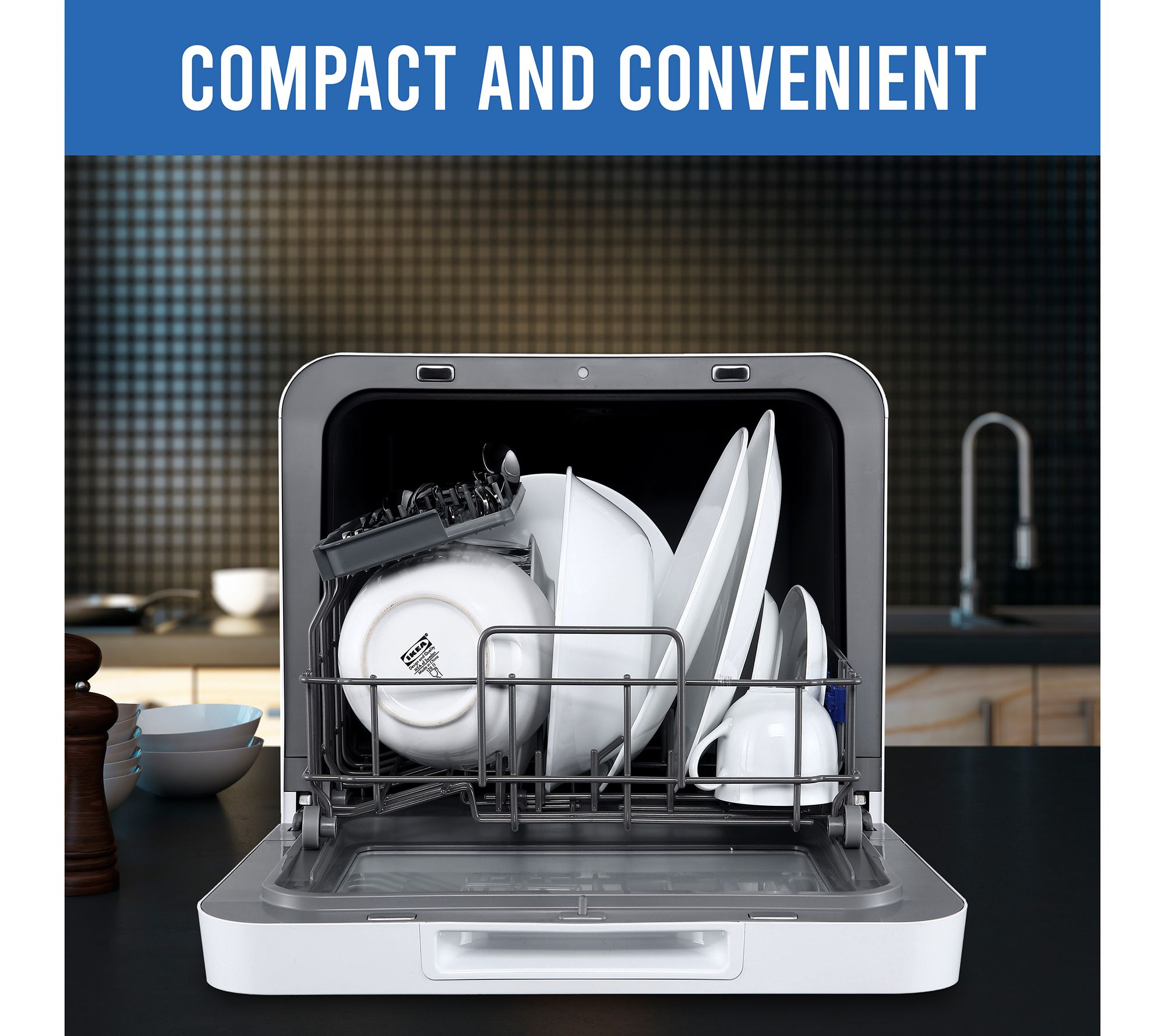 Farberware Professional Countertop Portable Dishwasher on QVC 