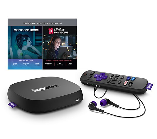 Roku Ultra 4K Streaming Player with Voice Remote Pro & Voucher