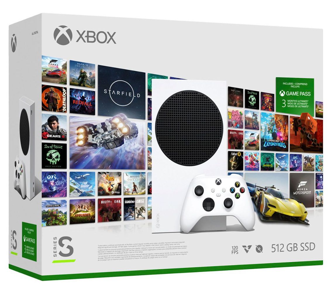 Xbox Series S with Extra Controller, 3-Month Game Pass & Voucher 