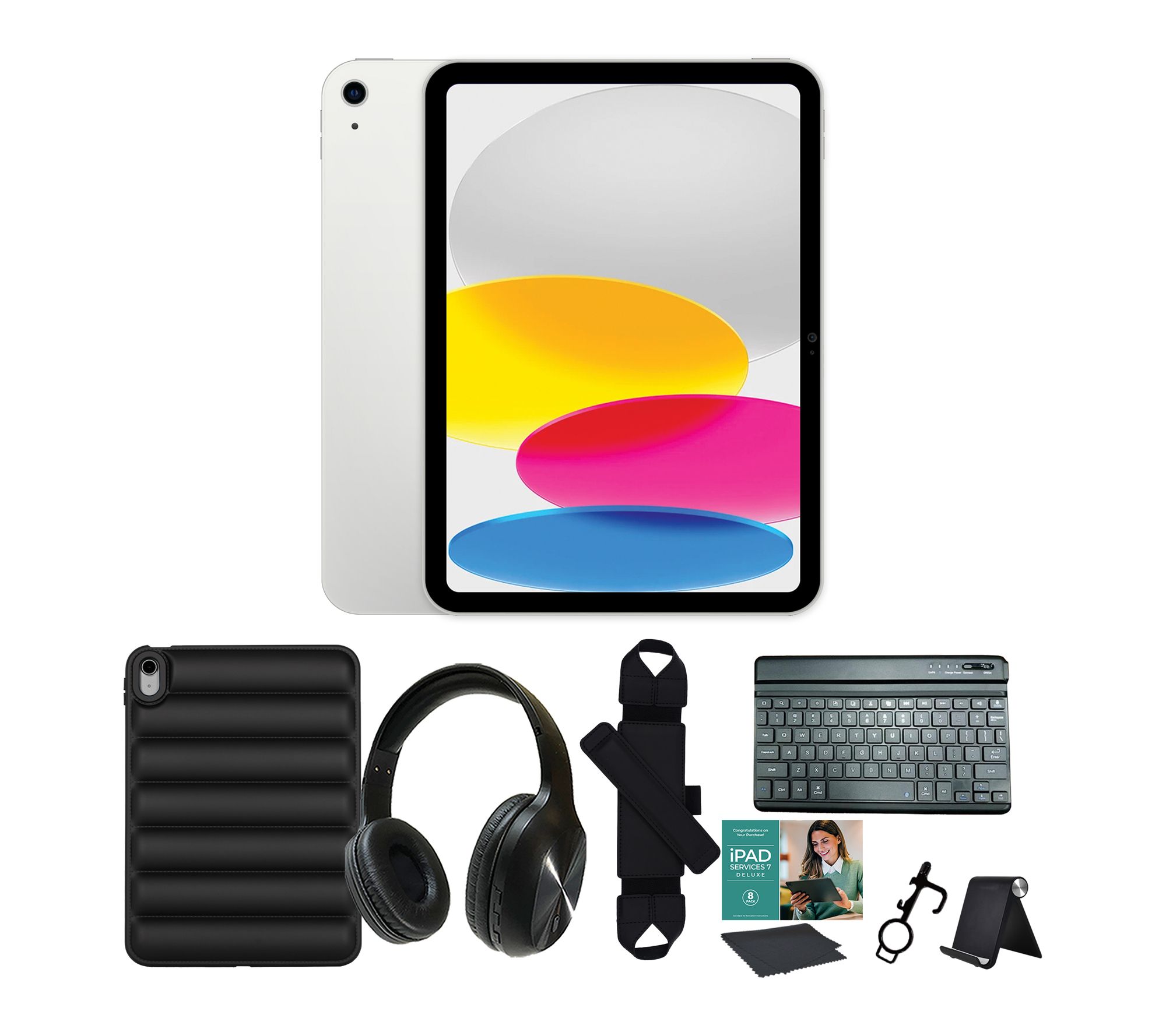Apple iPad 11" 128GB Tablet w/ Puffer TPU Case & Accs.