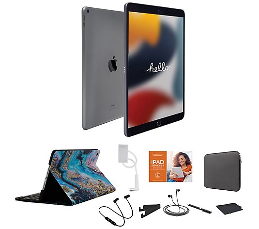 All NEW Apple iPad 10.2" Gen 9 64GB WiFi with Voucher and Accessories