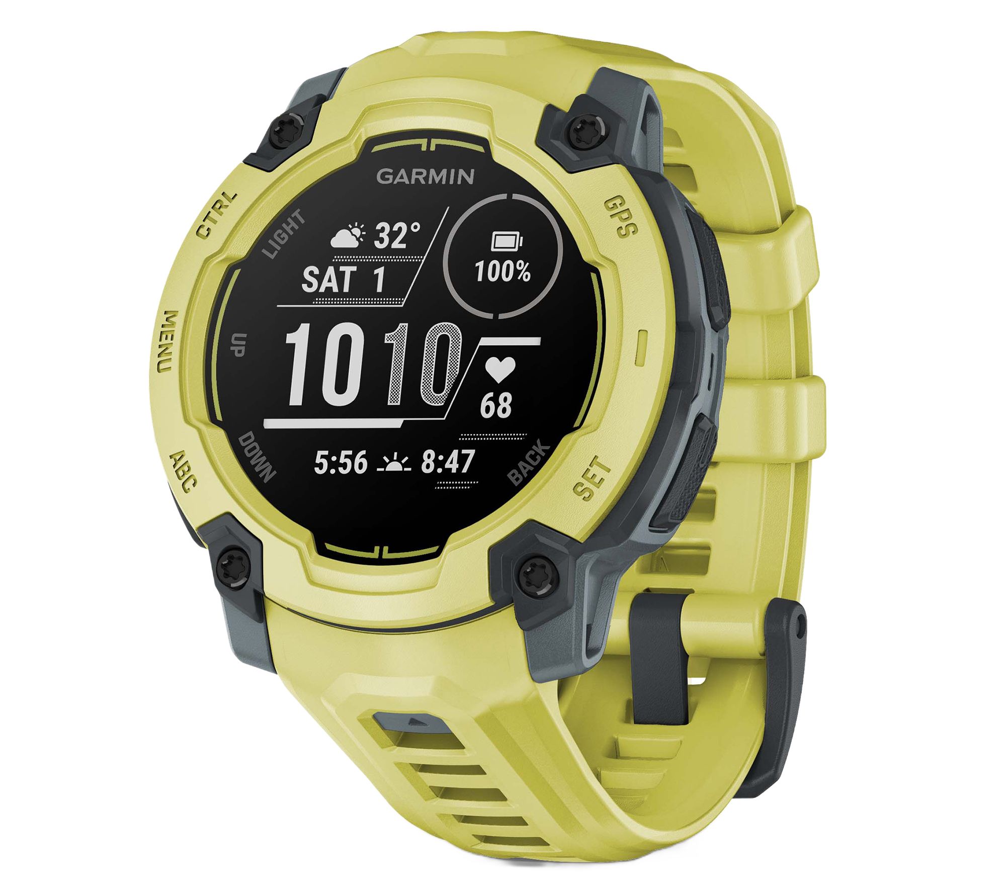 Garmin Instinct E 45-mm GPS Smartwatch with Silicone Band