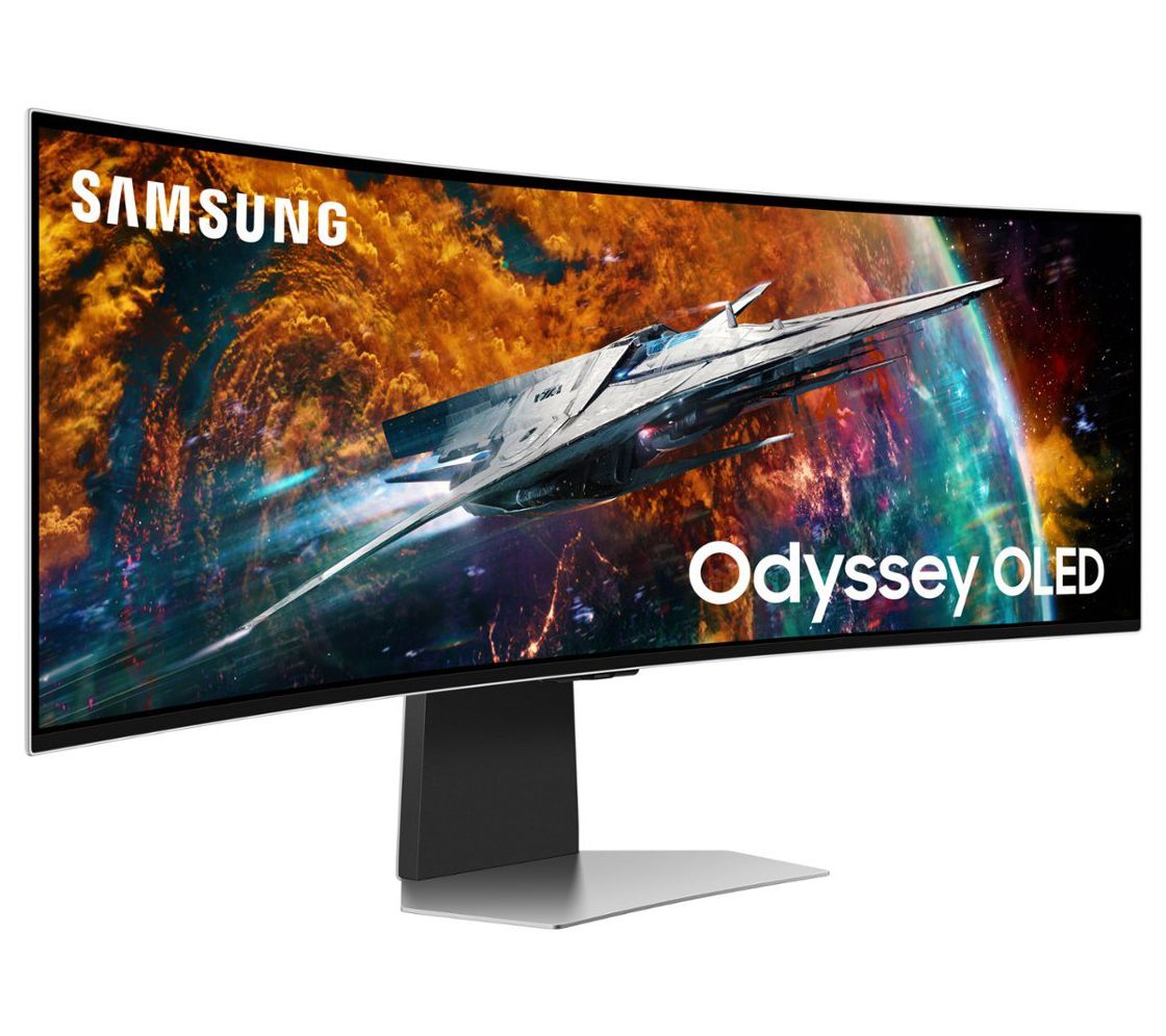 Samsung 49" Odyssey OLED G-Sync Curved Smart Ga ming Monitor