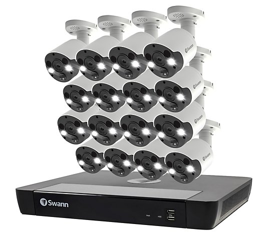 Swann 4K HD 16 Bullet Camera 16 Channel NVRSecurity Kit