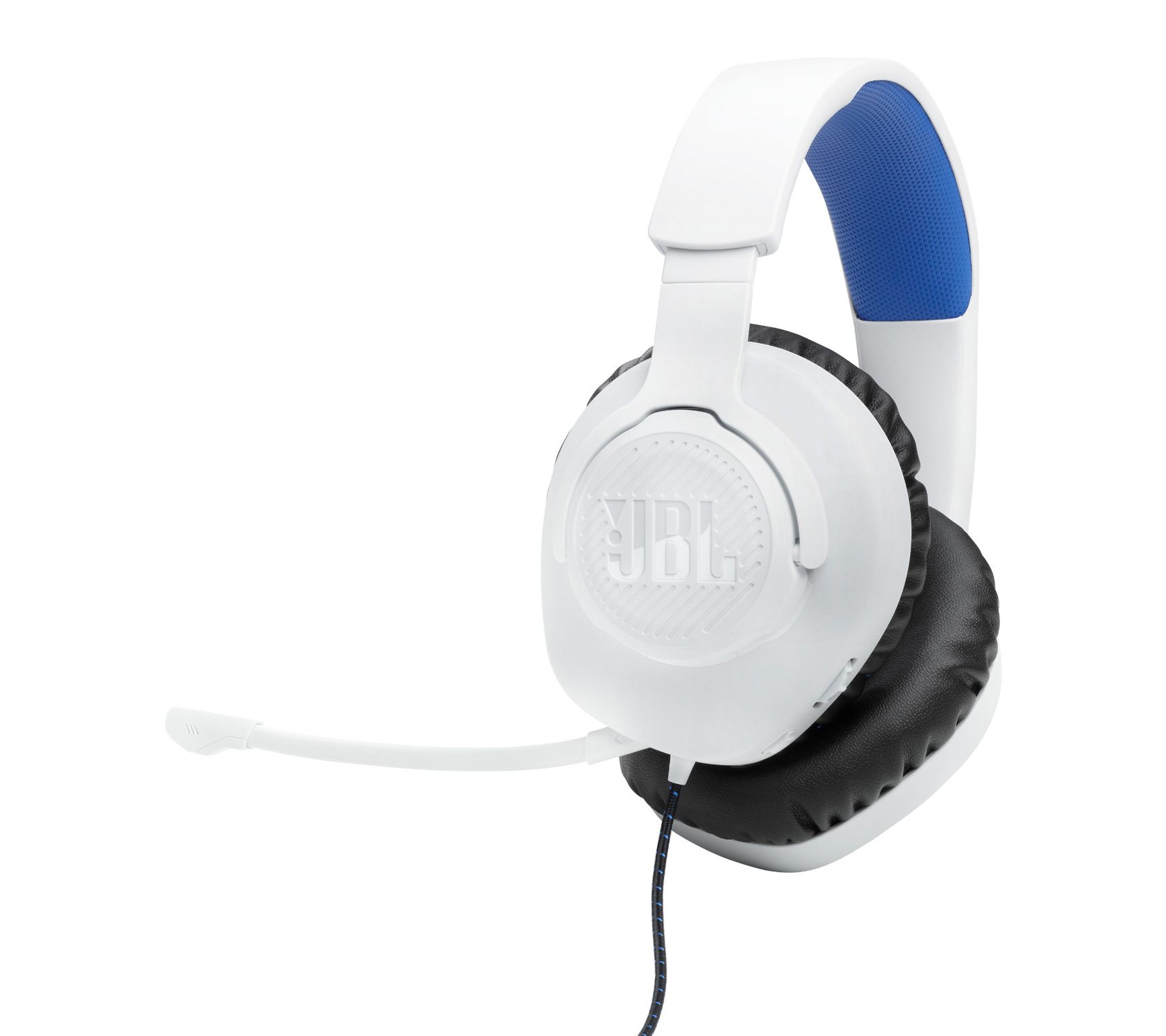 JBL QUANTUM 100 Circumaural Gaming Headset, White 