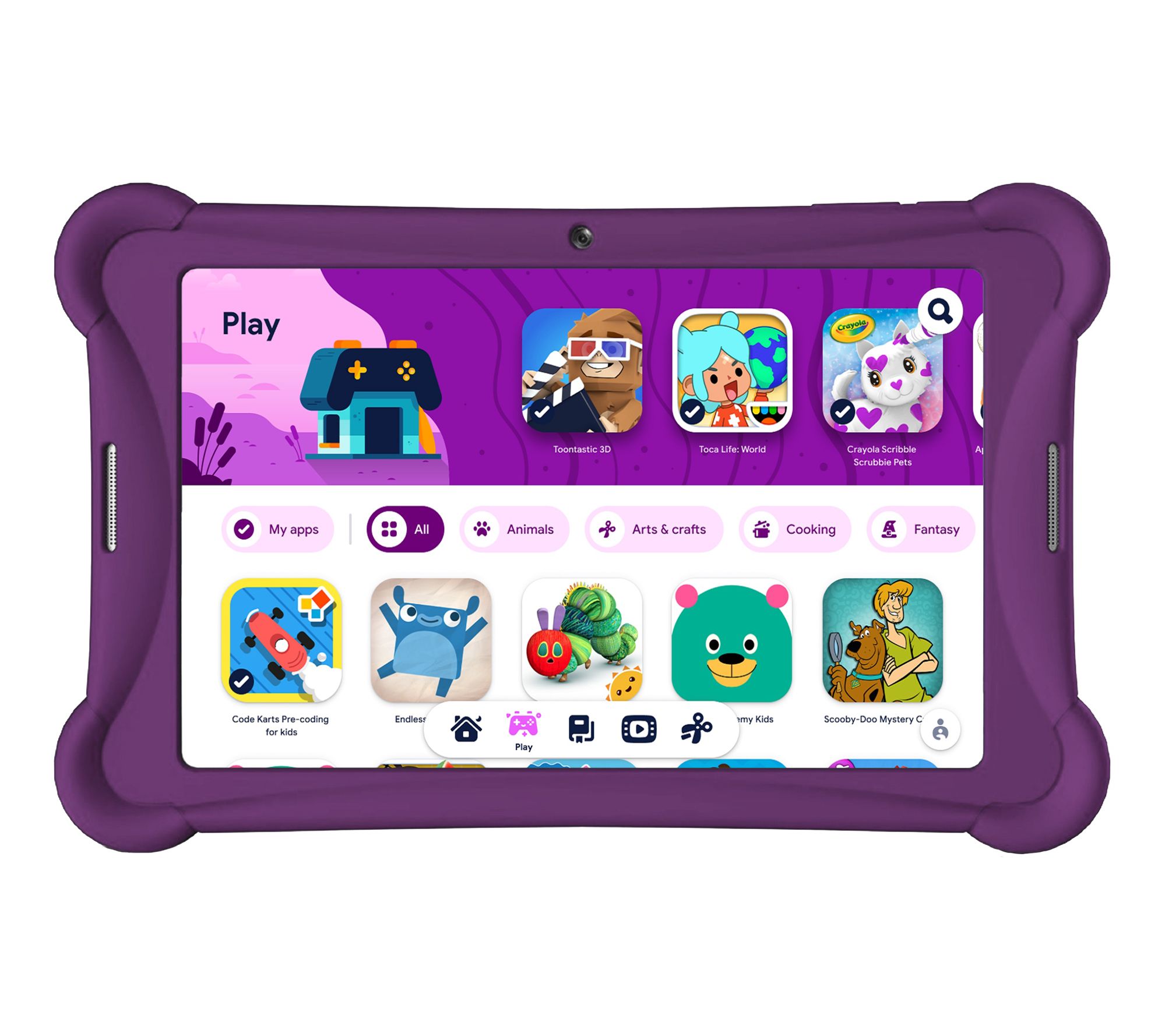 ME K10 Google Kids Space 10" 64GB Tablet w/ Bumper Case