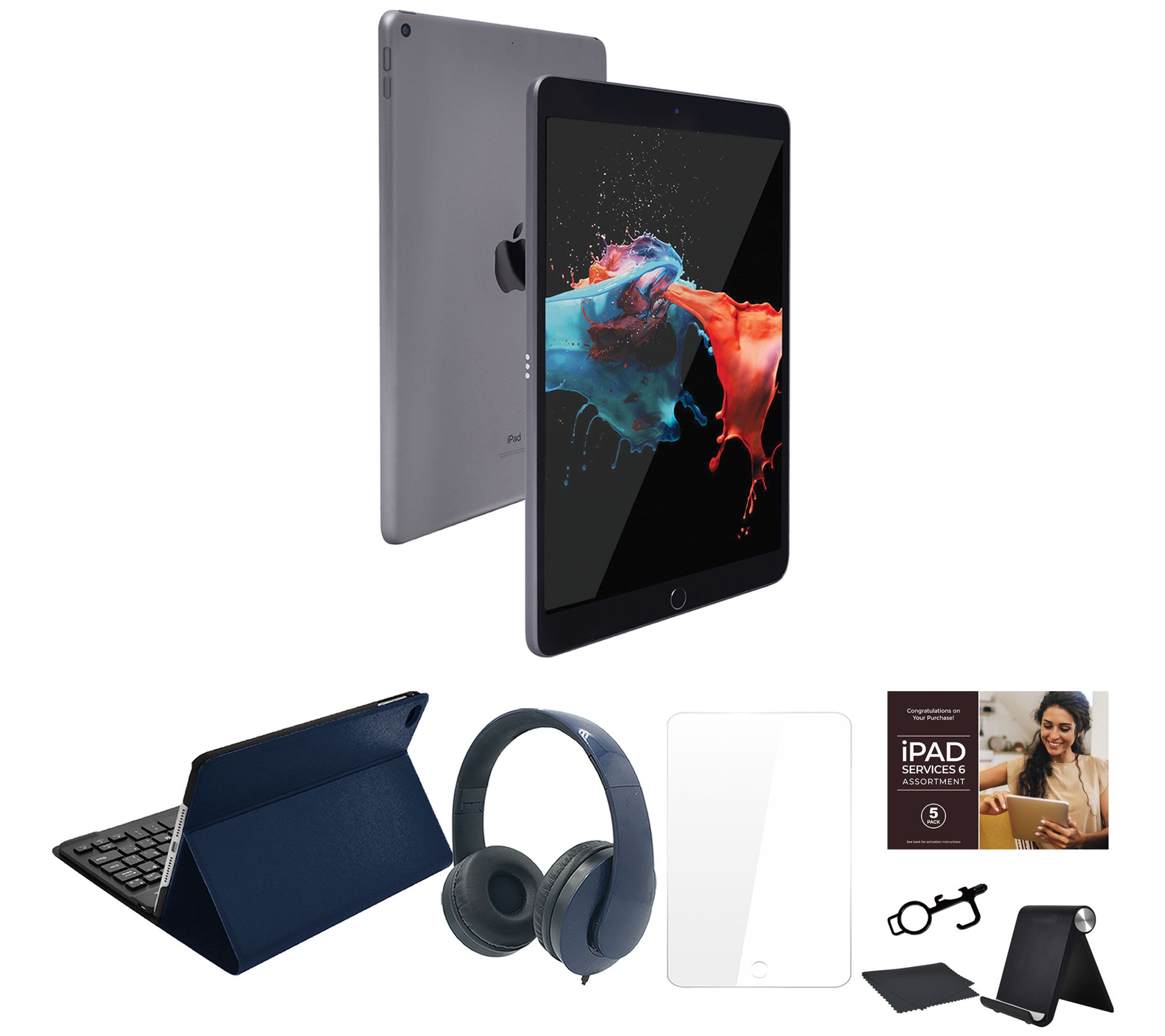 Apple iPad 10.2" Gen 9 64GB Wi-Fi w/ Portfolio Case & Accessories
