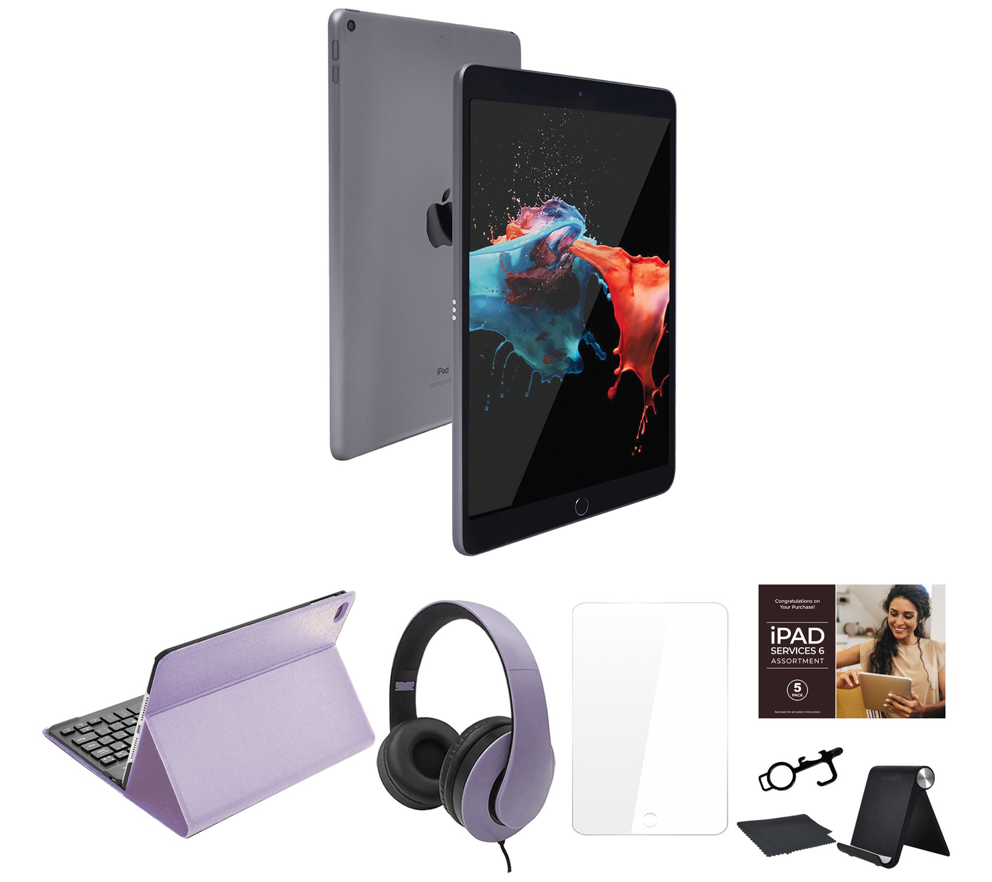 Apple iPad 10.2" Gen 9 64GB Wi-Fi w/ Portfolio Case & Accessories
