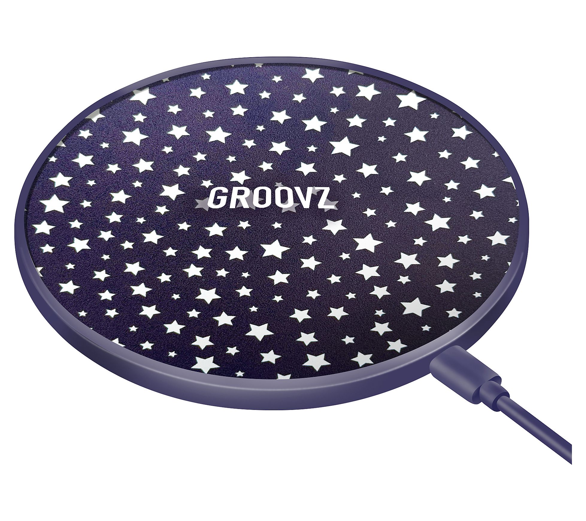 Groovz 15W Wireless Charging Pad with 40"L Cable