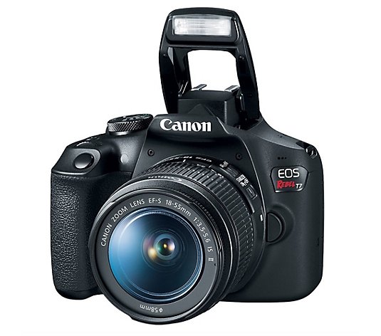 Canon EOS Rebel T7 EF-S 18-55mm IS II Kit - QVC.com
