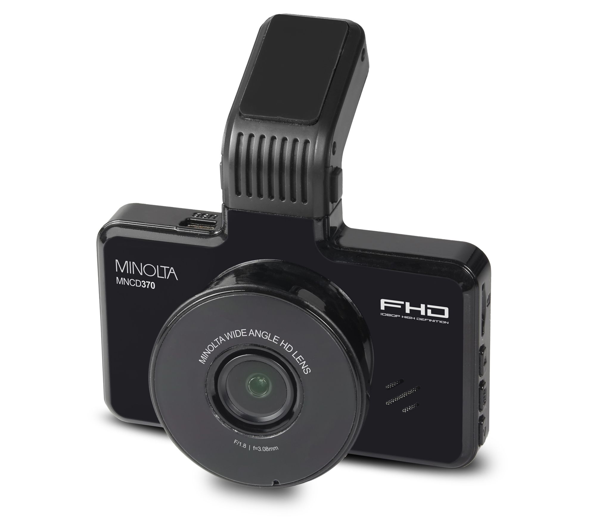 Minolta MNCD370 1080p Dash Cam w/ 3.0" LCD Screen