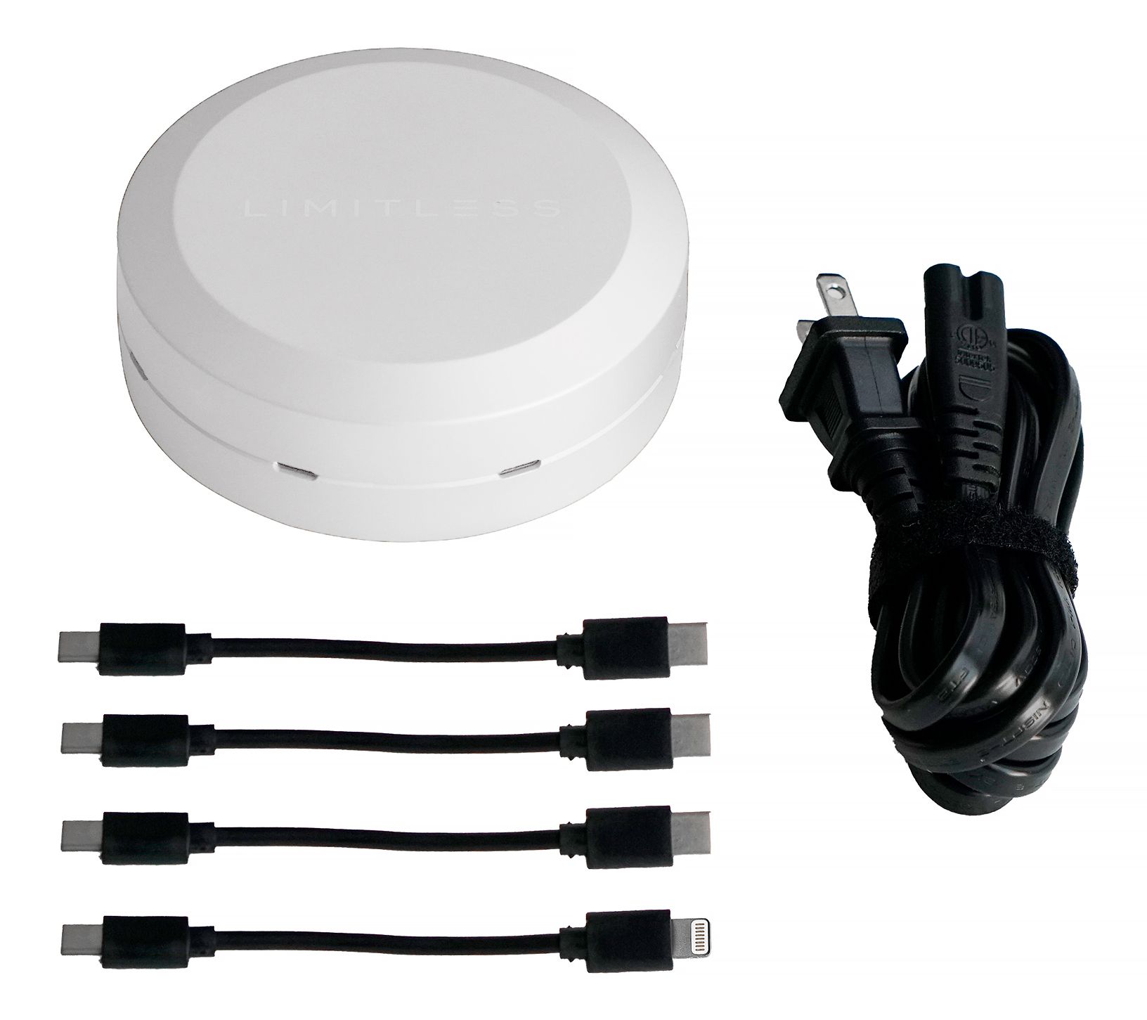 Limitless ChargeHub 65W 6-Port Desktop Charging Dock with Cables