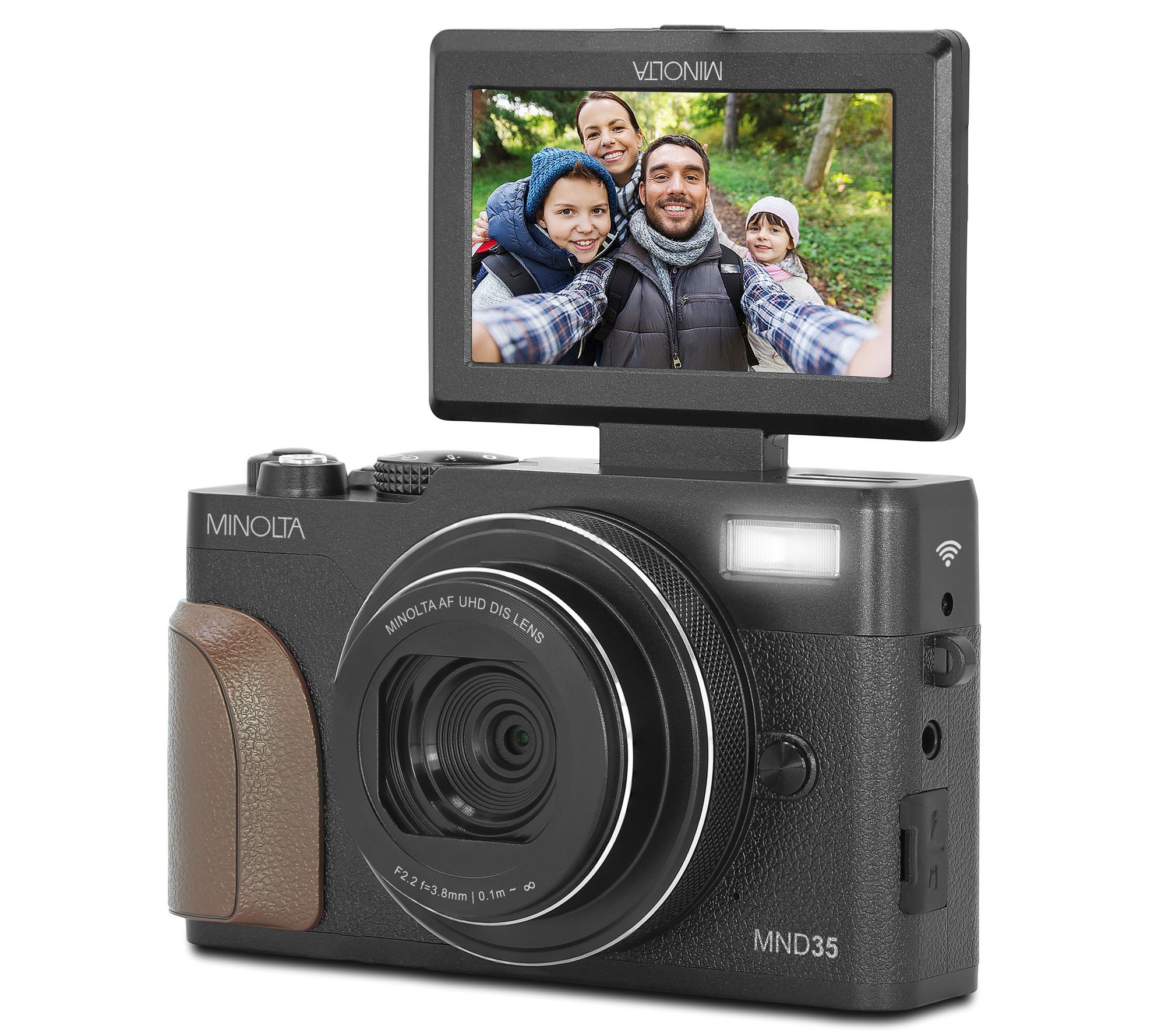 Minolta MND35 64MP 4K UltraHD Auto Focus Camera w/ Accessories