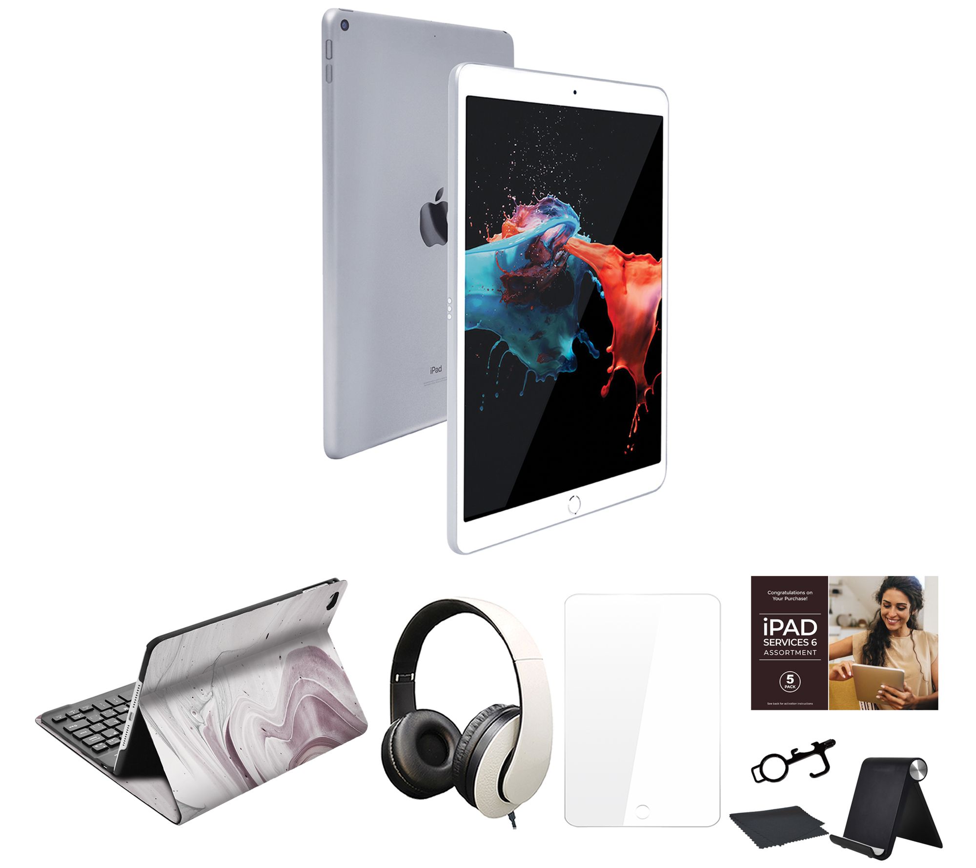 Apple iPad 10.2" Gen 9 256GB Wi-Fi w/ Portfolio Case & Accessories