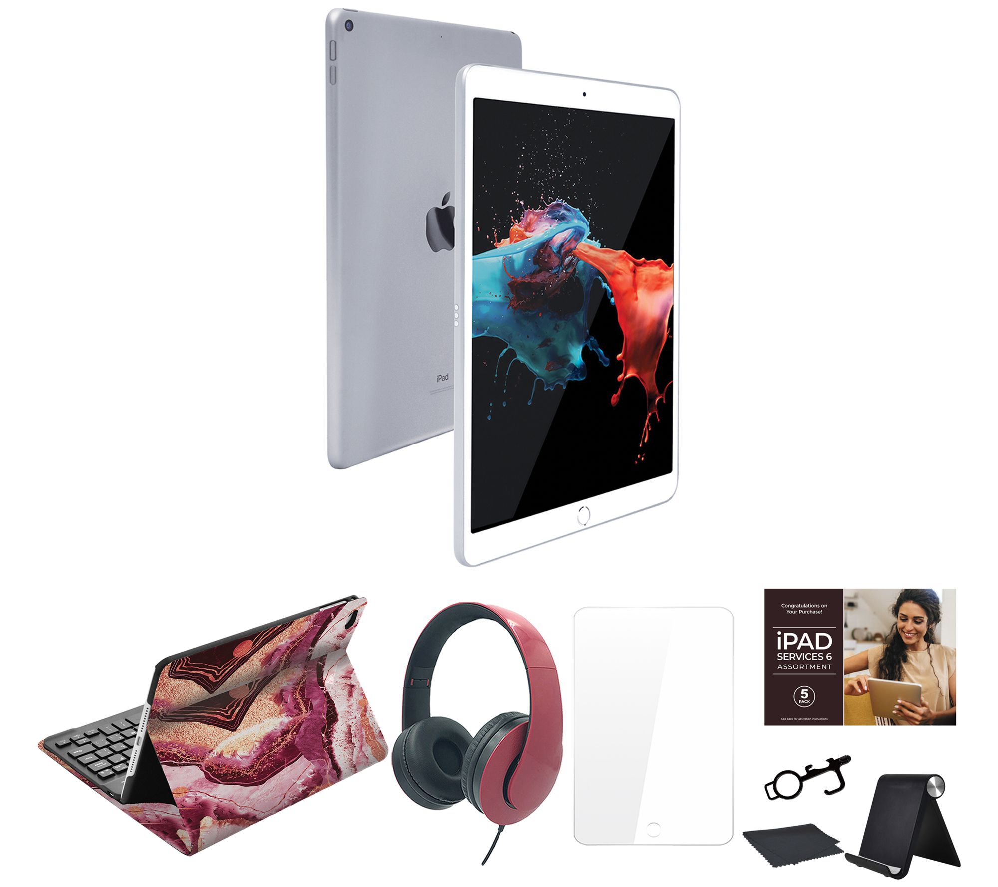 Apple iPad 10.2" Gen 9 256GB Wi-Fi w/ Portfolio Case & Accessories