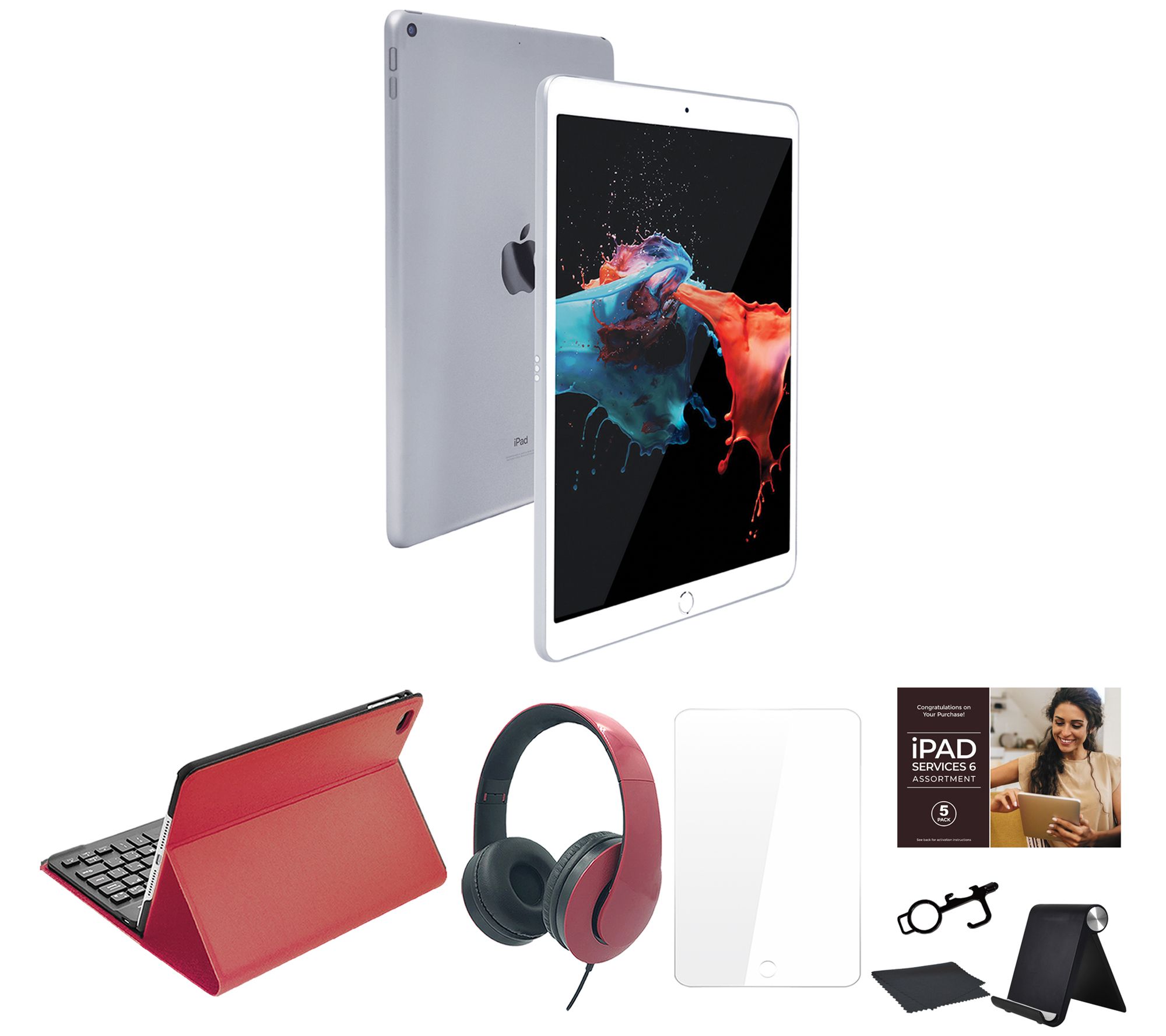 Apple iPad 10.2" Gen 9 256GB Wi-Fi w/ Portfolio Case & Accessories