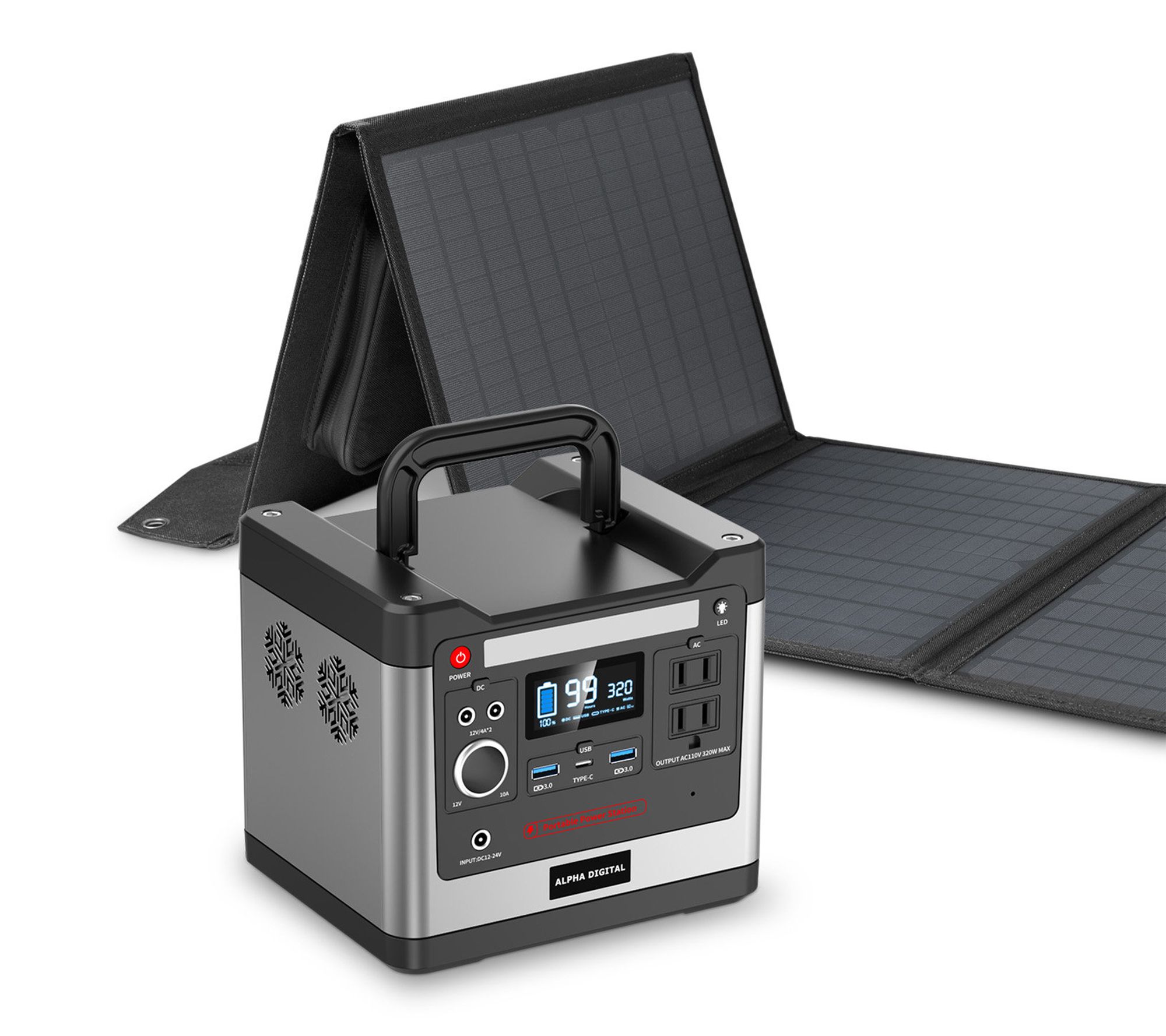 Sungale 300W Portable Power Station and Solar Power Combo