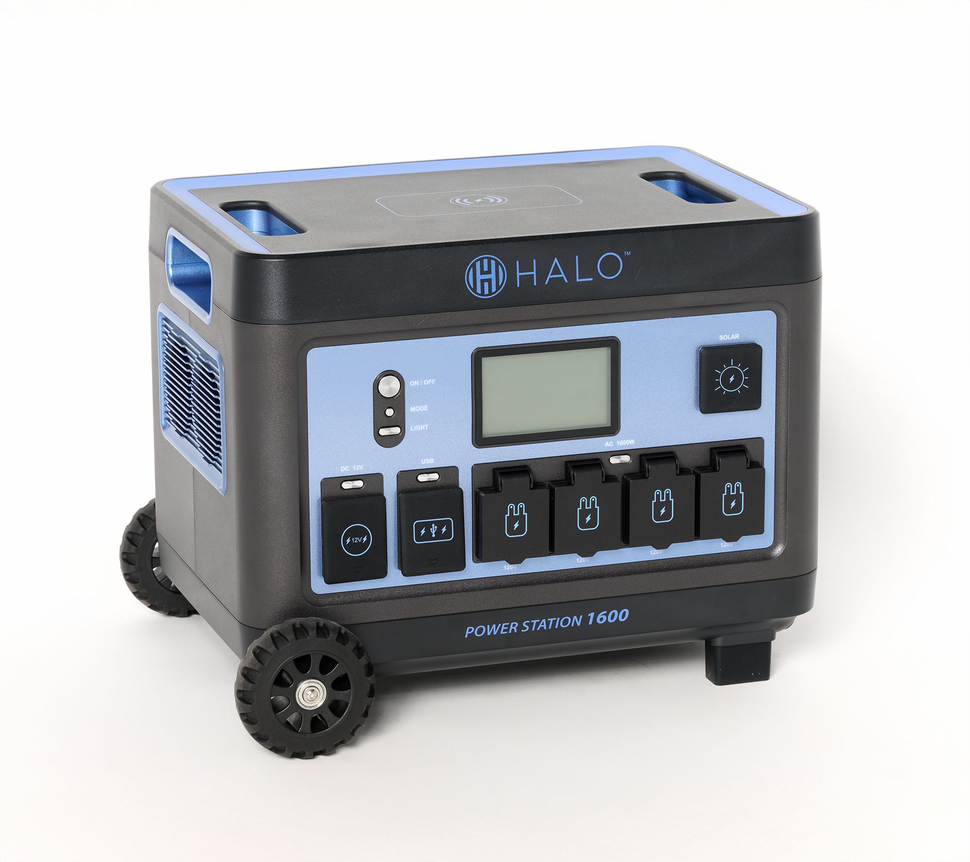  HALO 1600Wh Power Station with 11 Outlets and Wireless Charging Pad