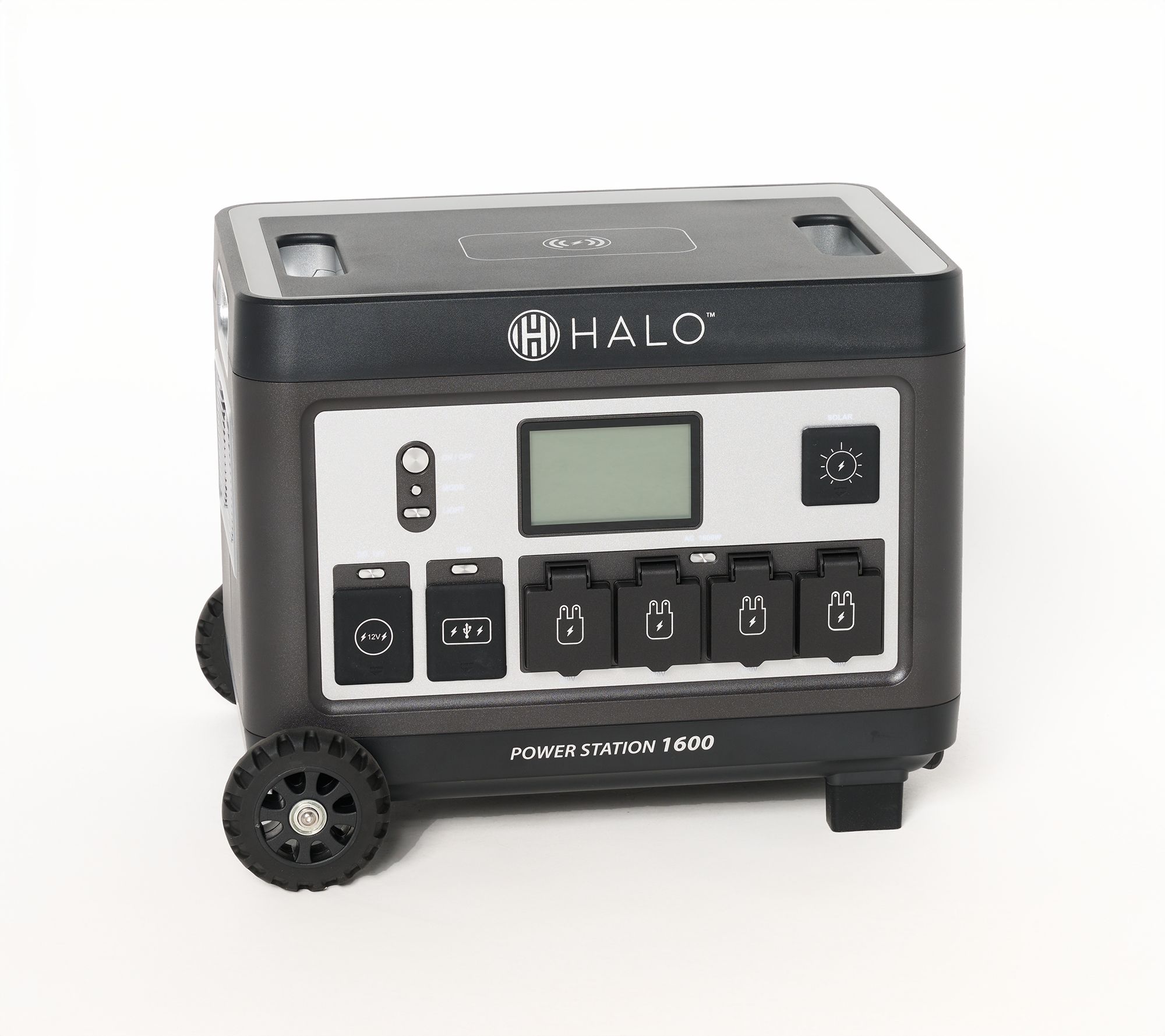 HALO 1600Wh Power Station with 11 Outlets and Wireless Charging Pad