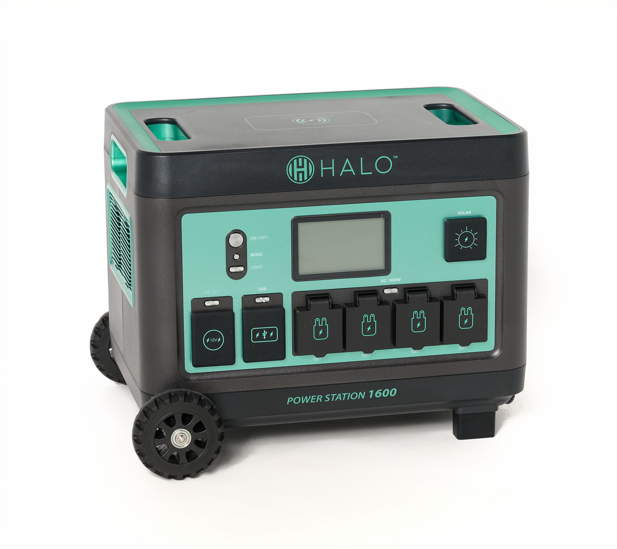 HALO 1600Wh Power Station with 11 Outlets and Wireless Charging Pad