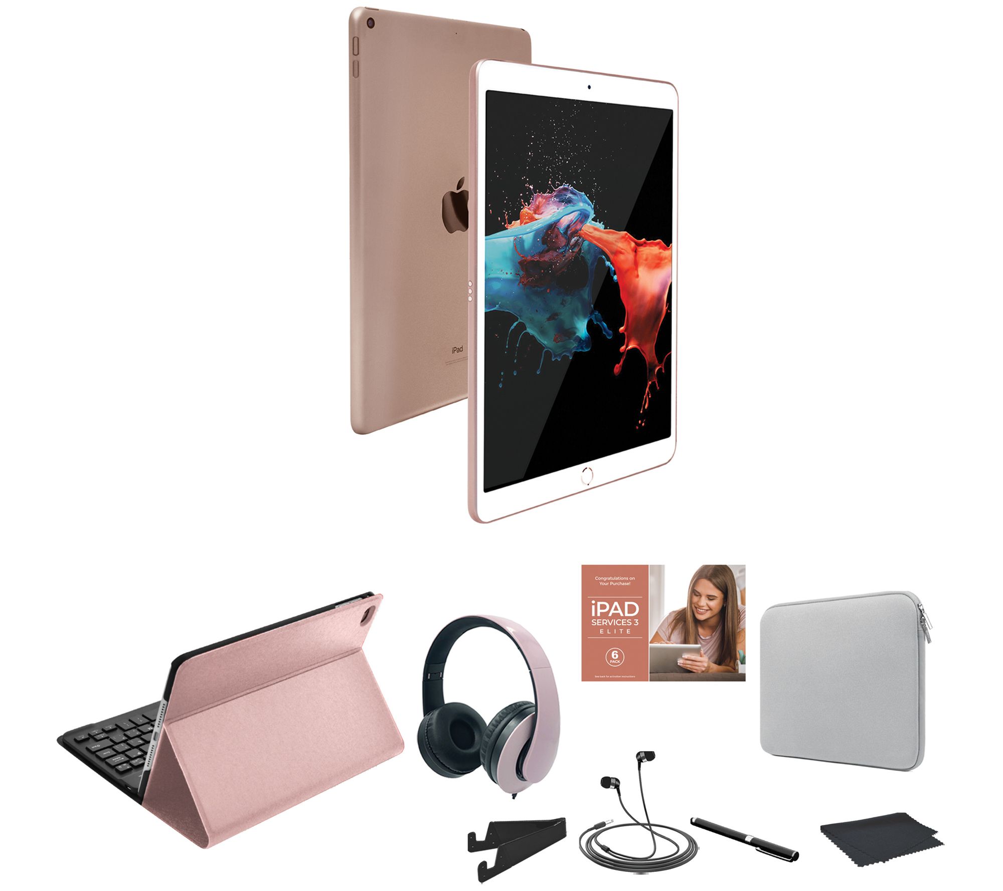 Tablette Apple IPAD New 32Go Cell OR Apple en rose