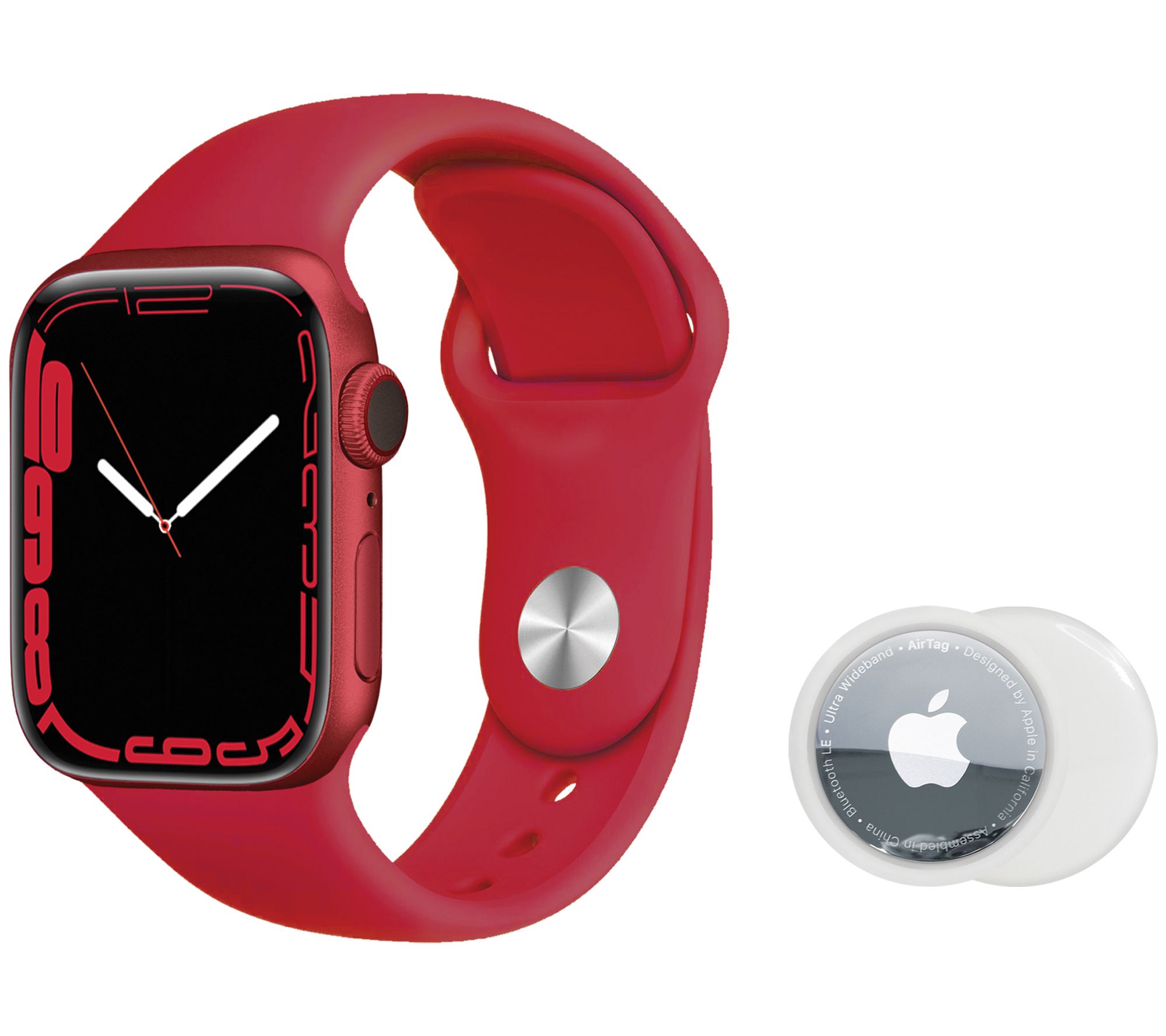 Apple Watch Series 7 45mm GPS Smartwatch w/ Apple AirTag