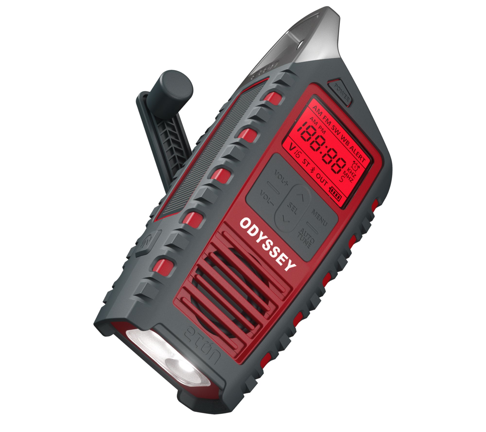 Eton Odyssey Emergency Bluetooth Radio with 2,000mAh Power Bank