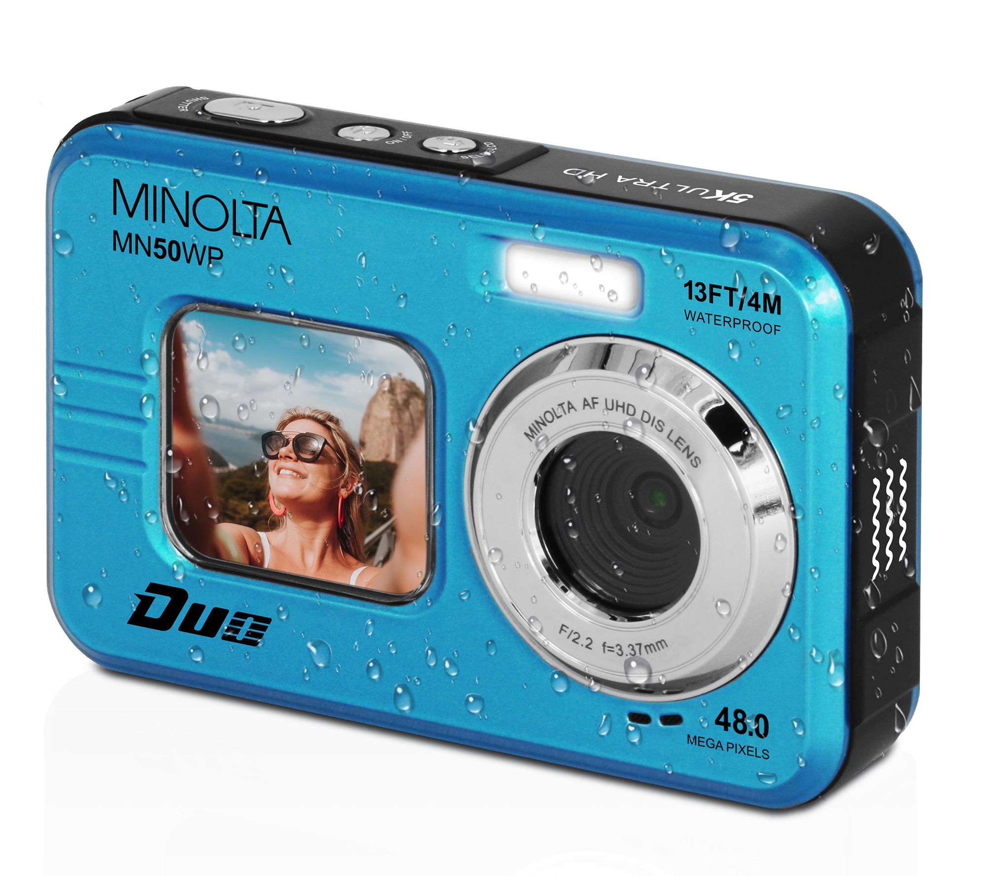 Minolta MN50WP Waterproof 48MP Camera w/ Accessories