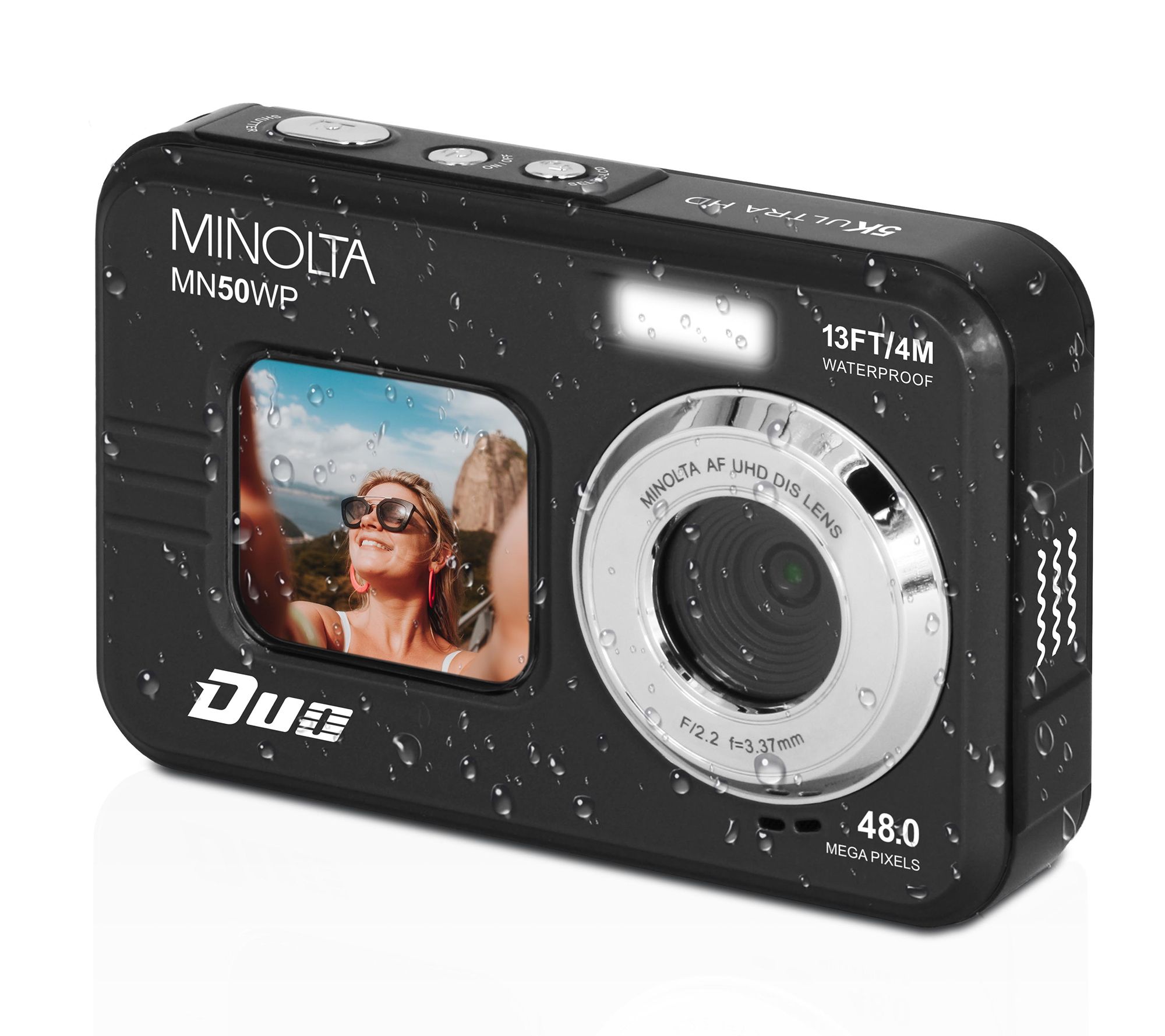 Minolta MN50WP Waterproof 48MP Camera w/ Accessories