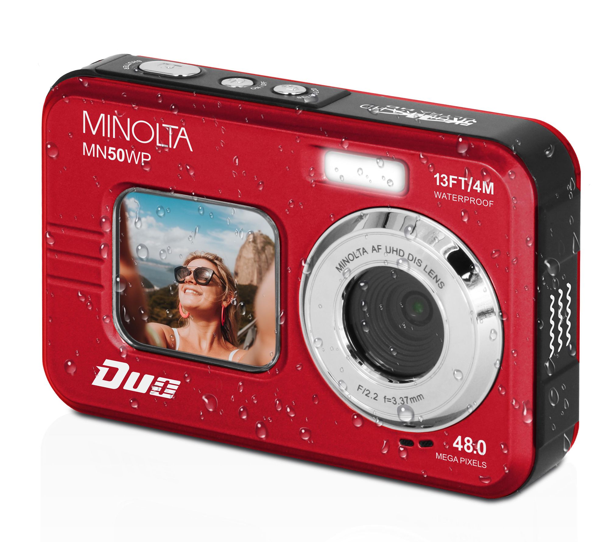 Minolta MN50WP Waterproof 48MP Camera w/ Accessories