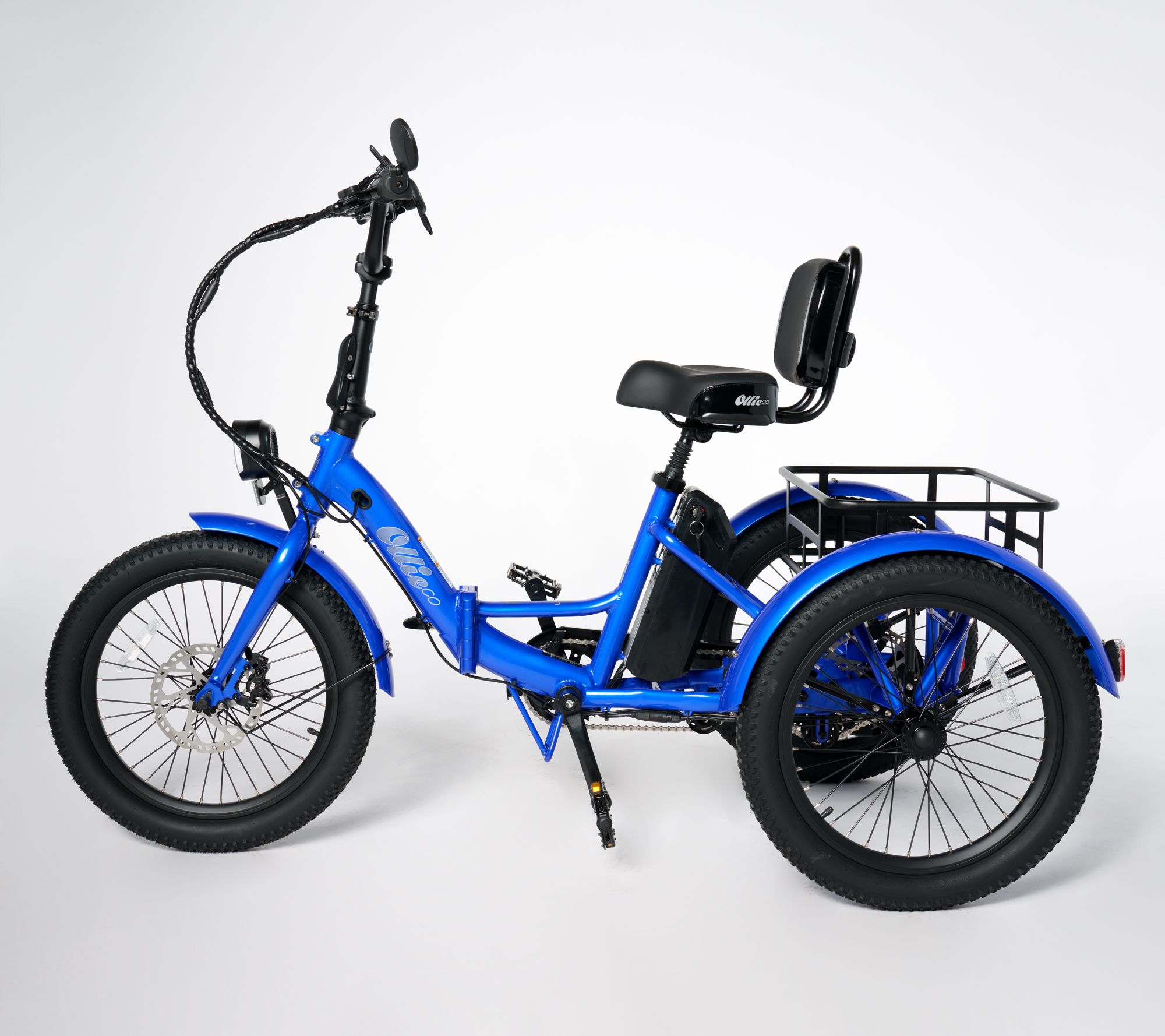 Ollie Leo Electric Trike with 500W_Motor & 20MPH Speed w/ Accessories ...