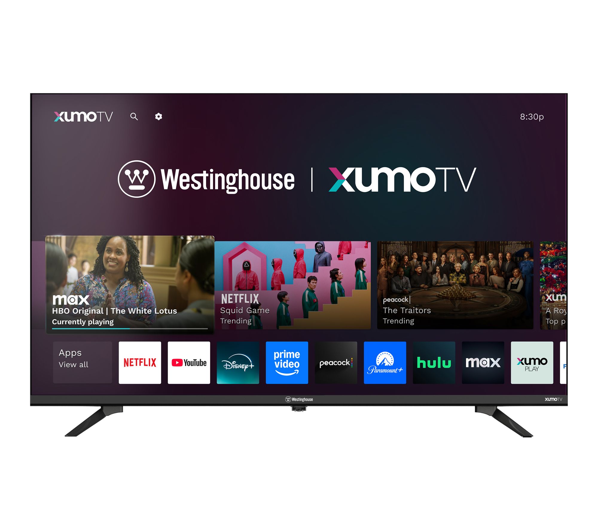 50" Smart 4K UH D LED XUMO TV w / HDR & Voice R emote