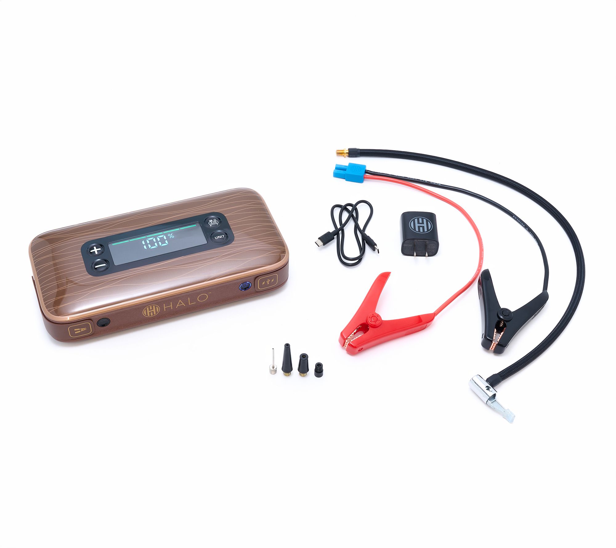 HALO Bolt Ultimate 4.0 Jump Starter, Air Compressor, with AC Outlet