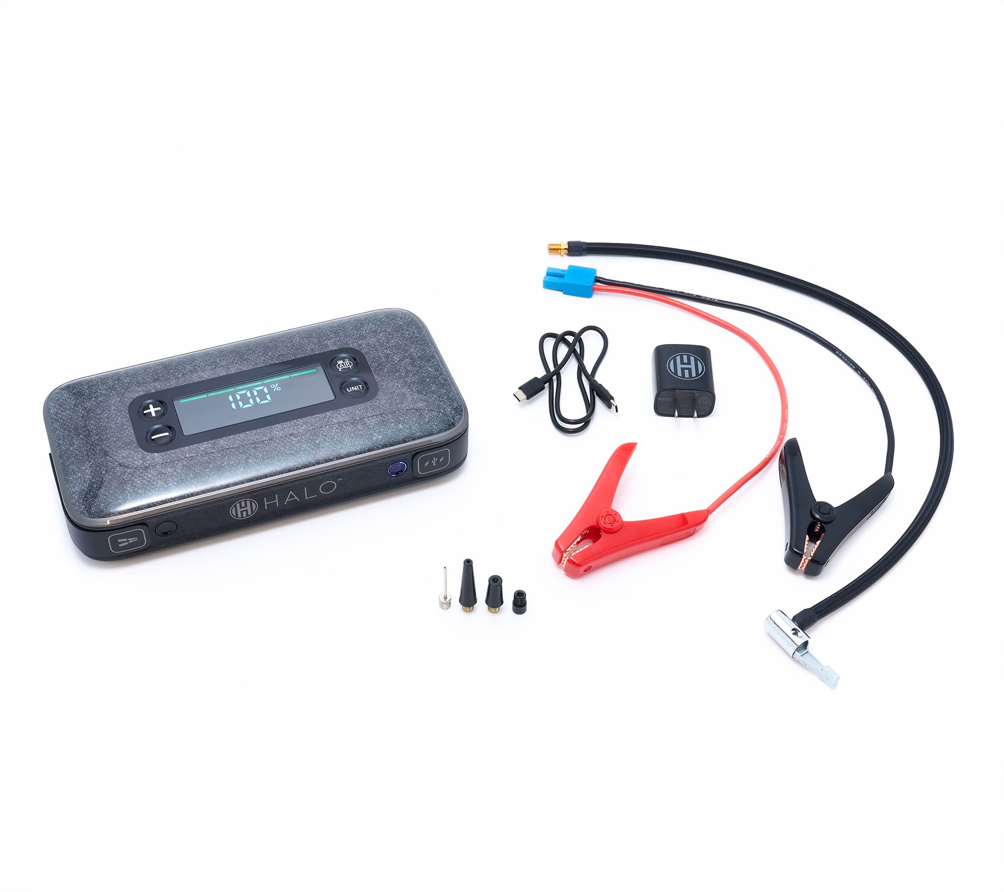 HALO Bolt Ultimate 4.0 Jump Starter, Air Compressor, with AC Outlet